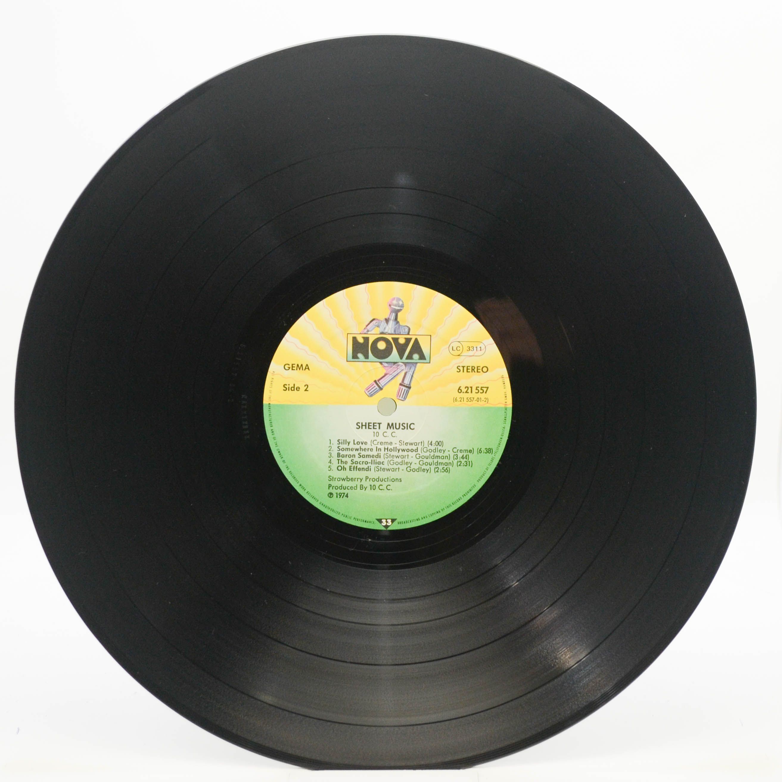 Виниловая пластинка 10cc — Sheet Music, 1974