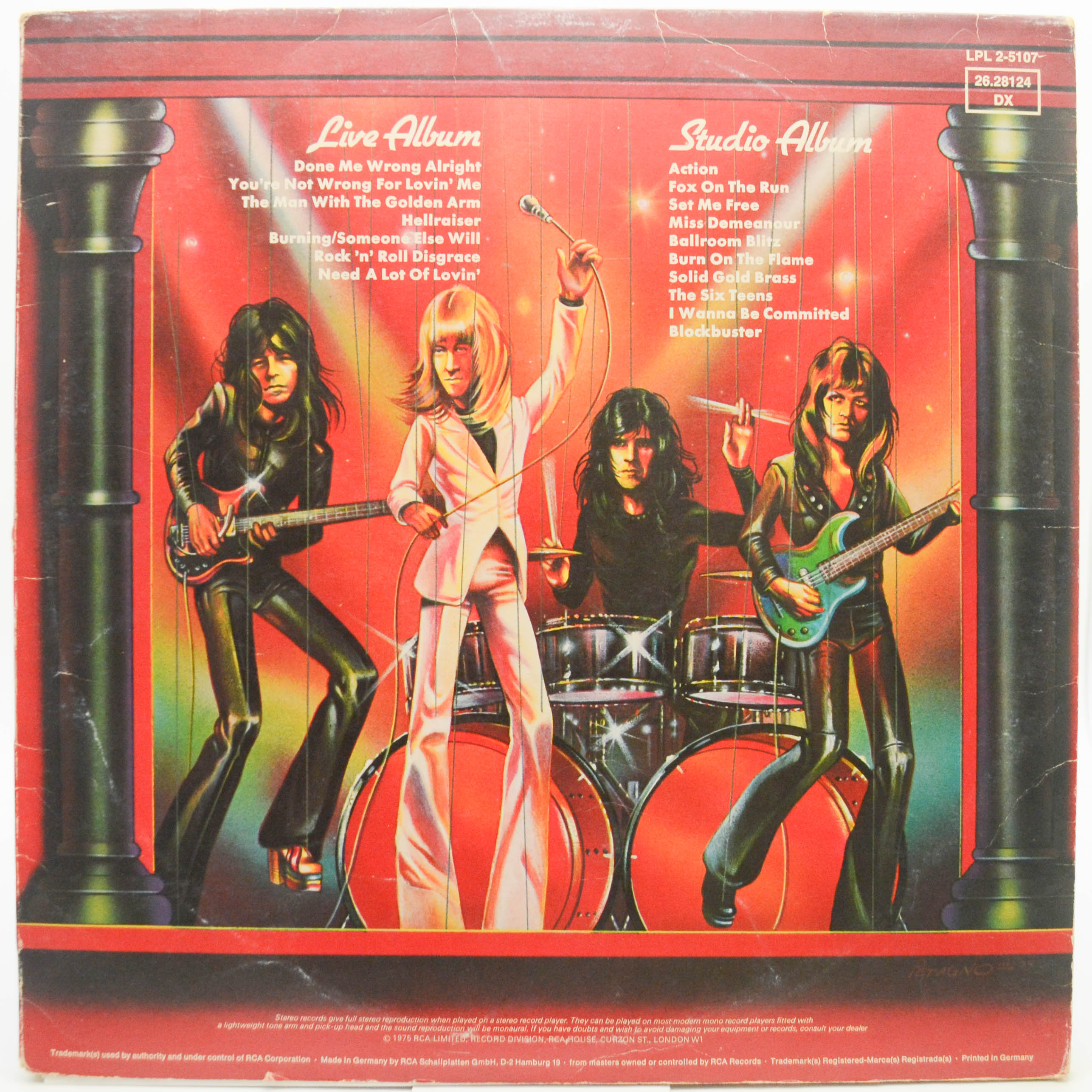 Sweet — Strung Up (2LP), 1975