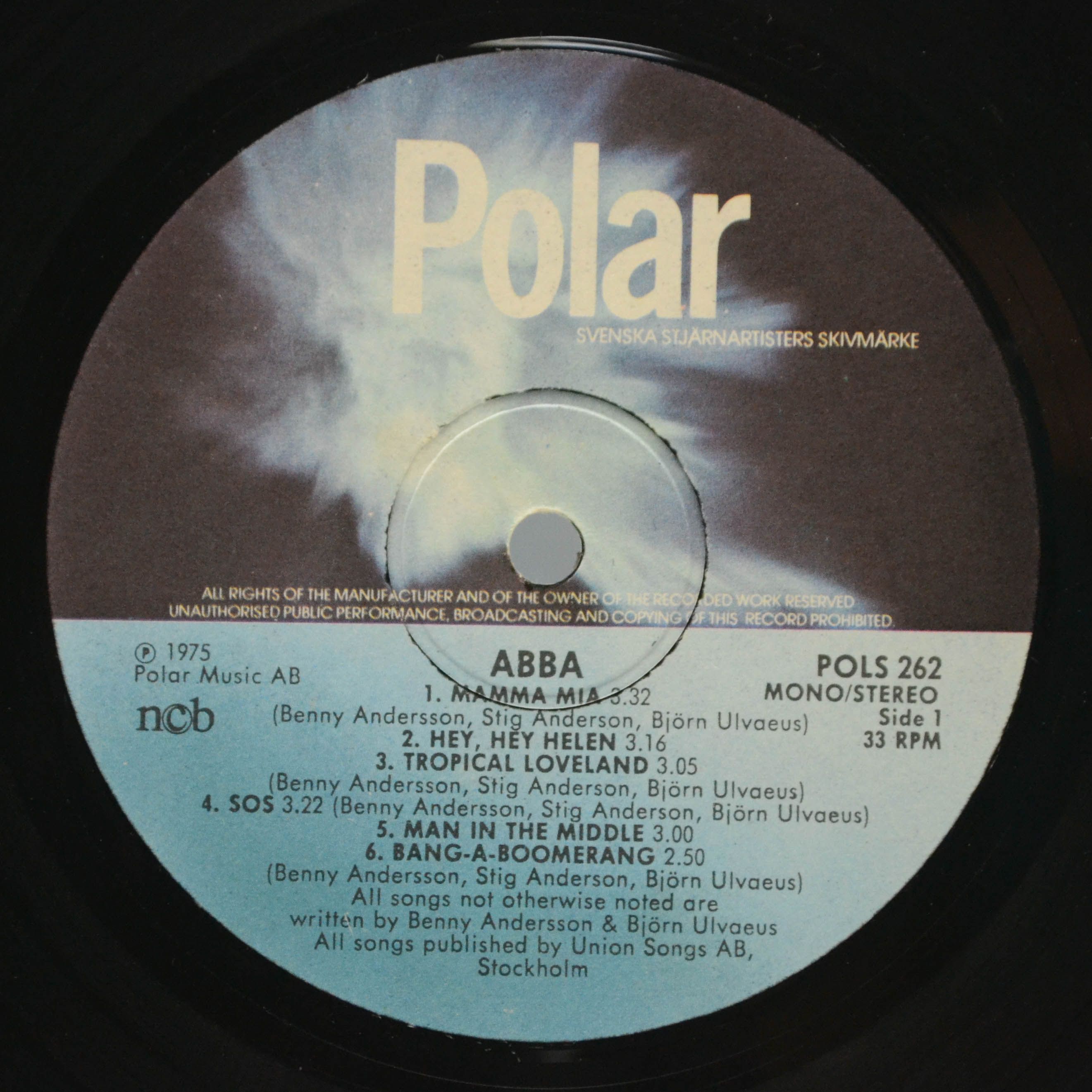 ABBA — ABBA (1-st, Sweden), 1975