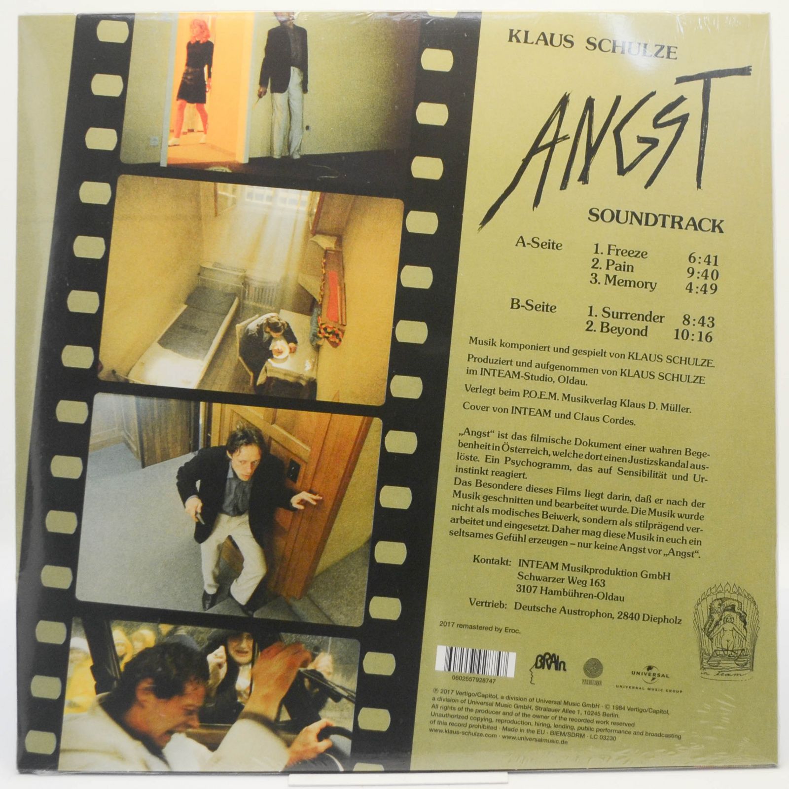 Klaus Schulze — Angst, 2017