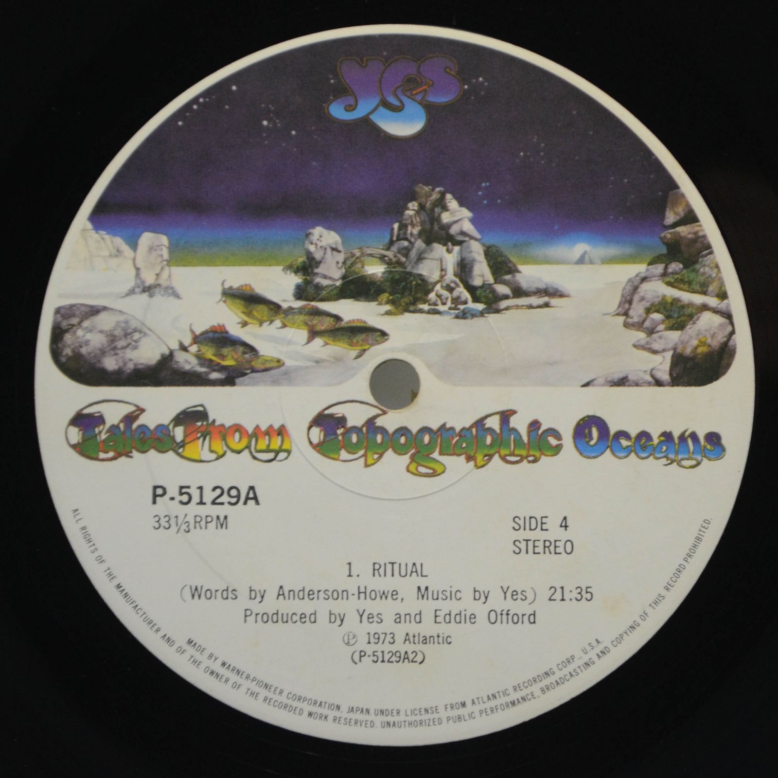 Виниловая пластинка Yes — Tales From Topographic Oceans (2LP), 1973