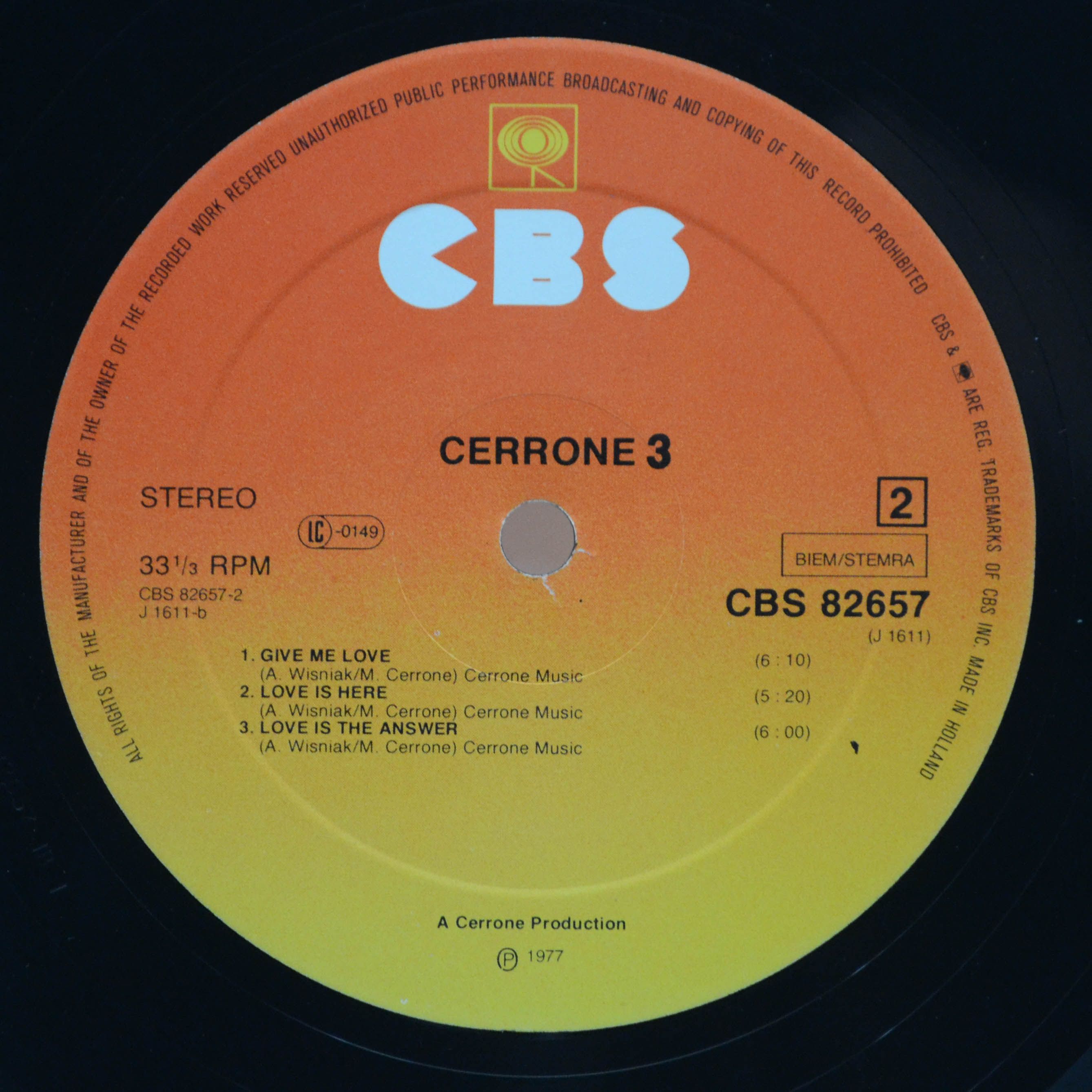 Cerrone — Cerrone 3 - Supernature, 1977