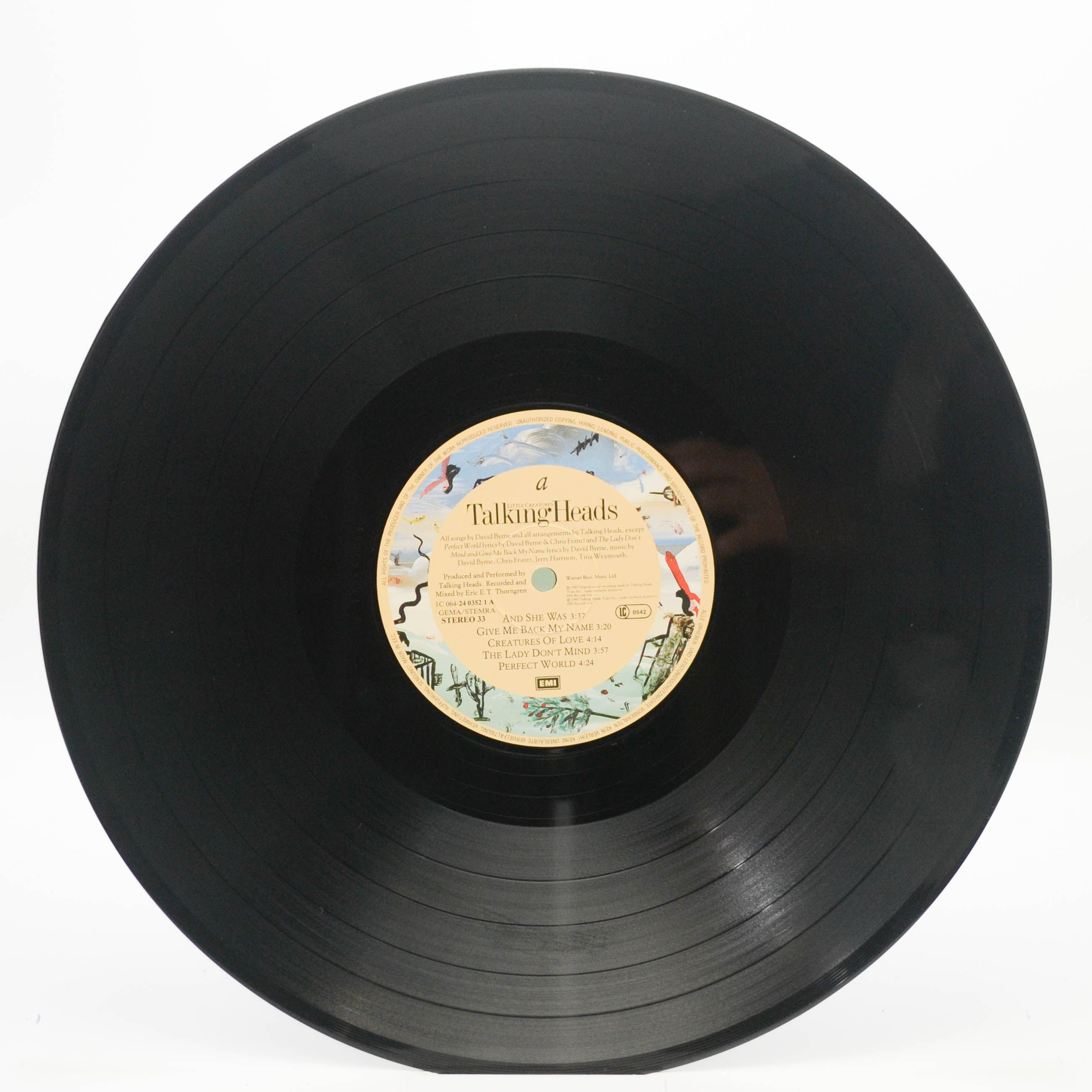 Виниловая пластинка Talking Heads — Little Creatures, 1985