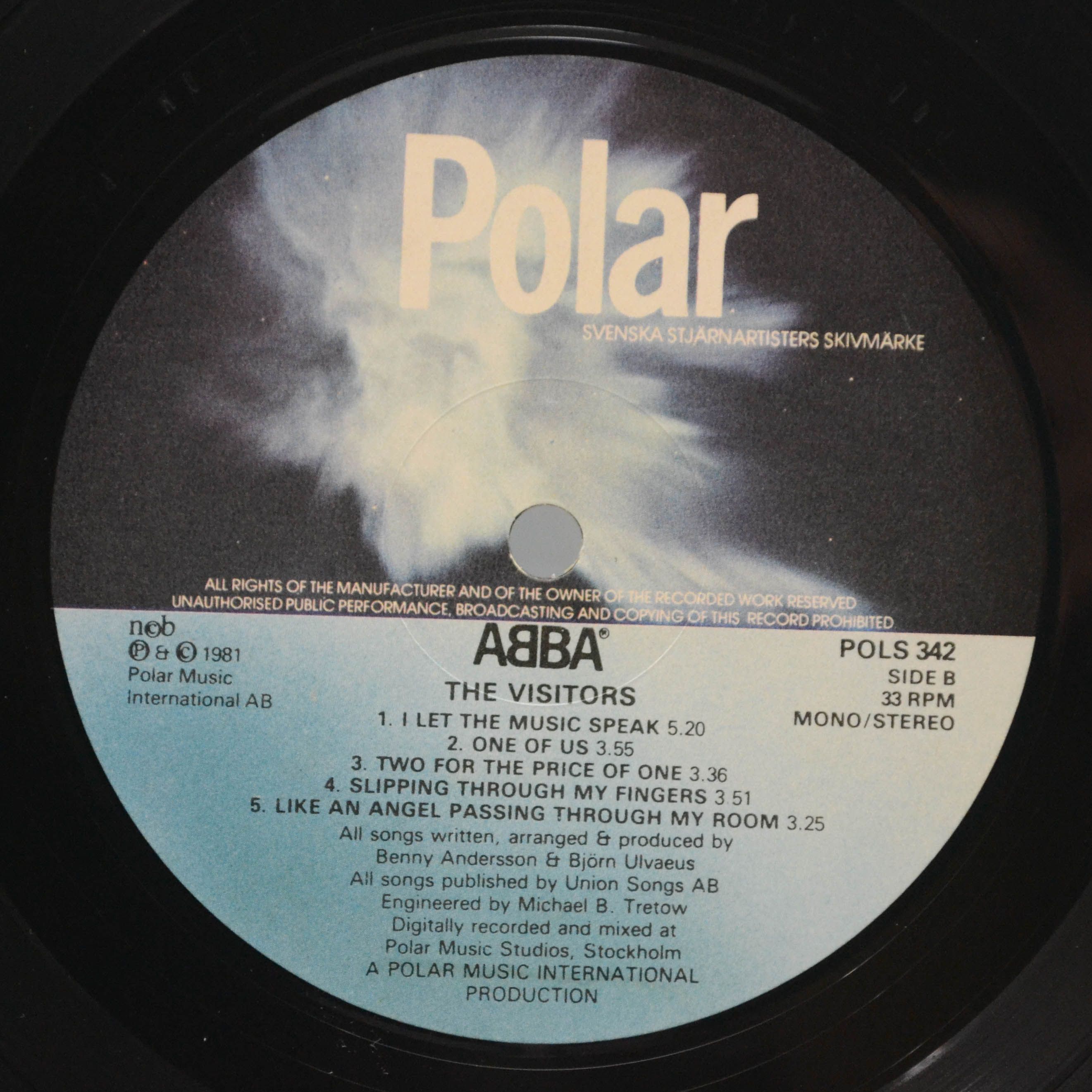 ABBA — The Visitors (1-st, Sweden), 1981
