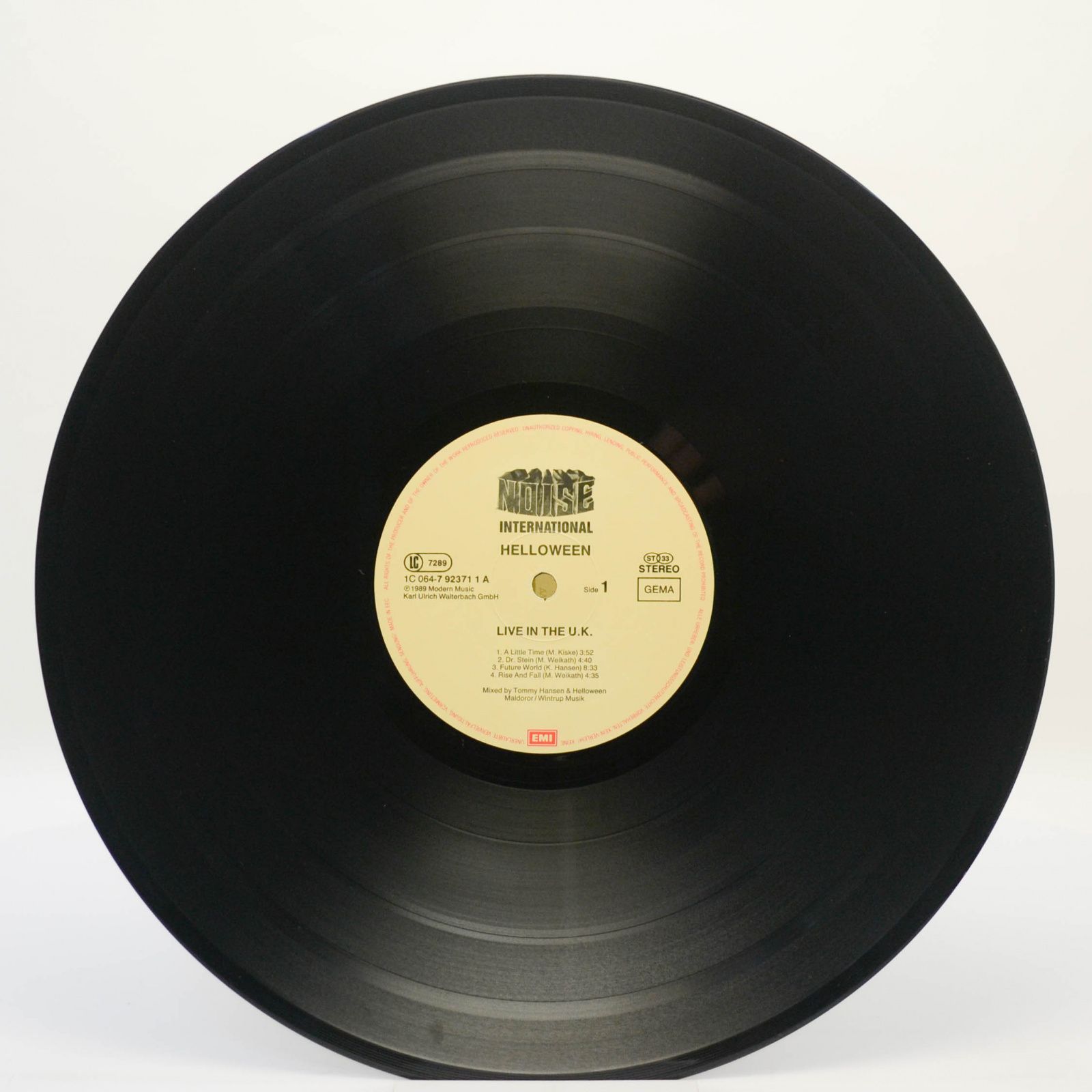 Helloween — Live In The U.K., 1989