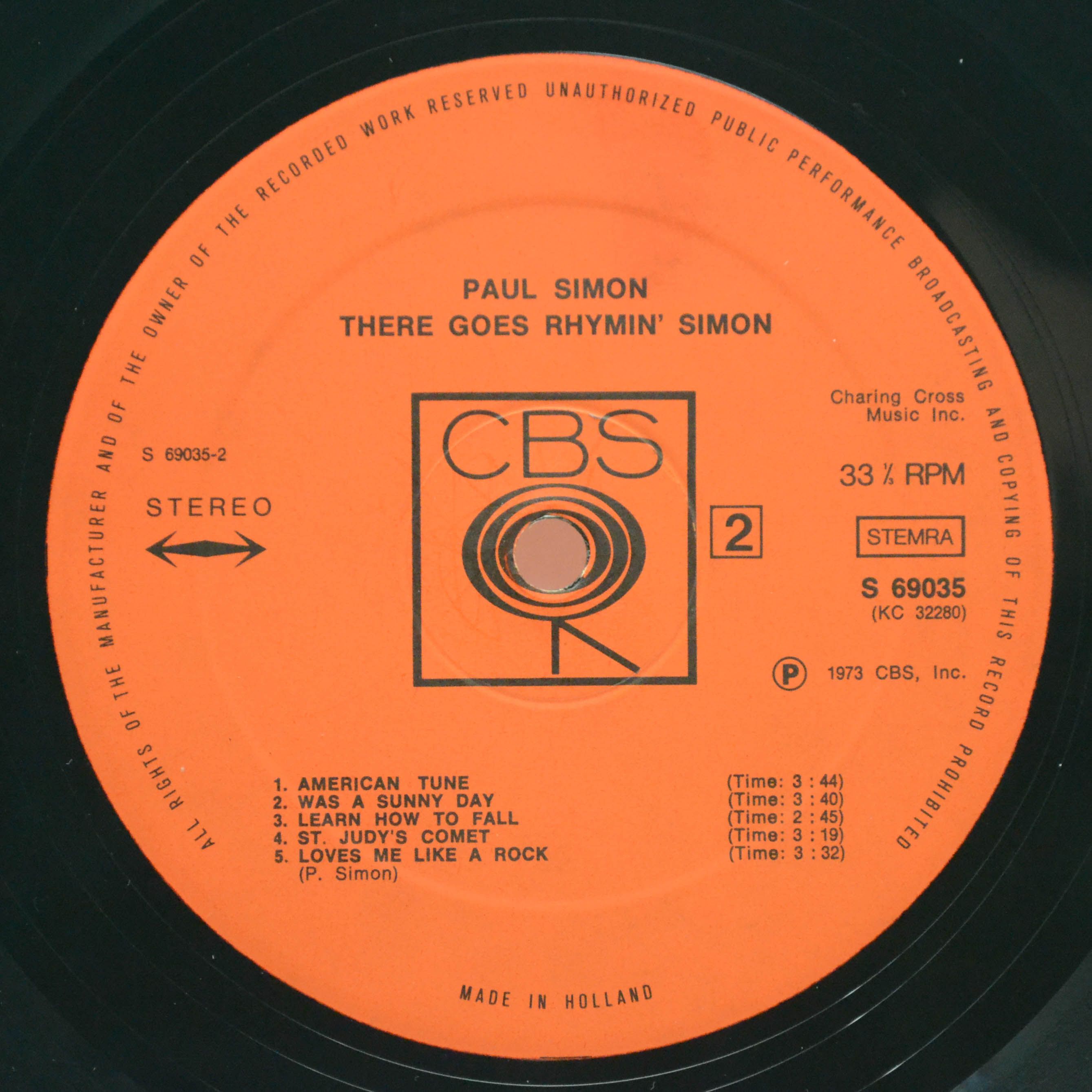 Виниловая пластинка Paul Simon — There Goes Rhymin' Simon, 1973