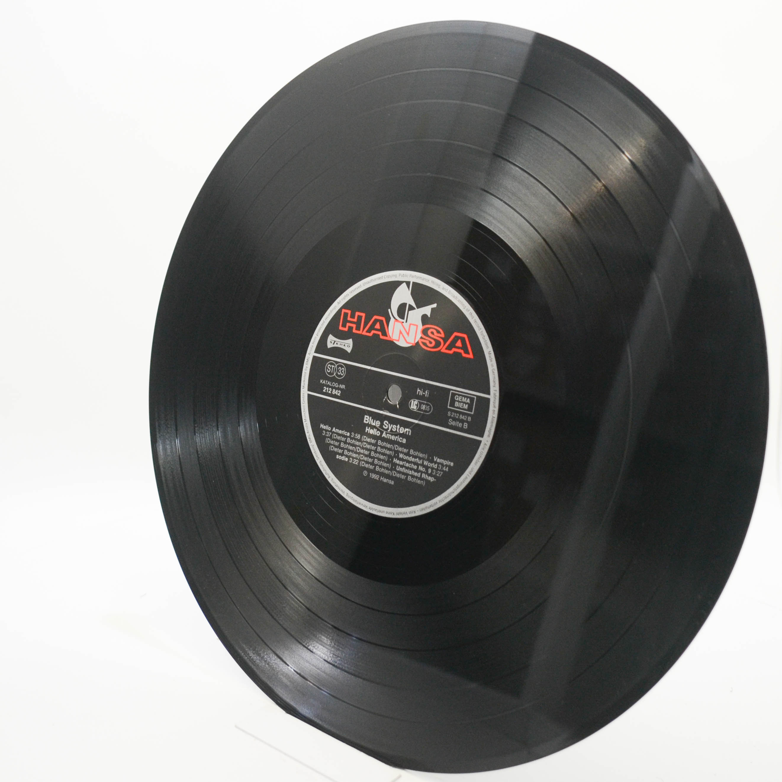 Blue System — Hello America, 1992