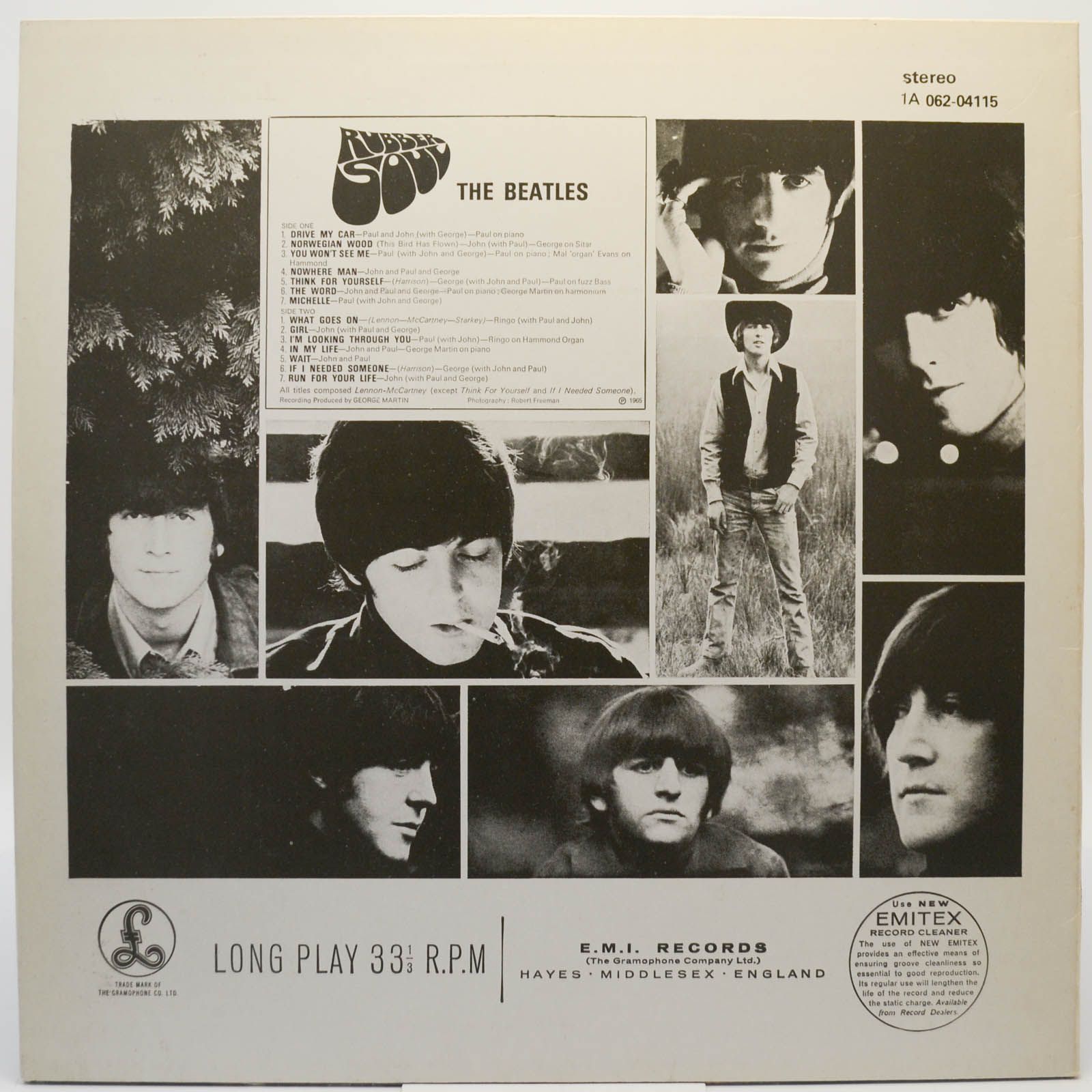 Beatles — Rubber Soul, 1965