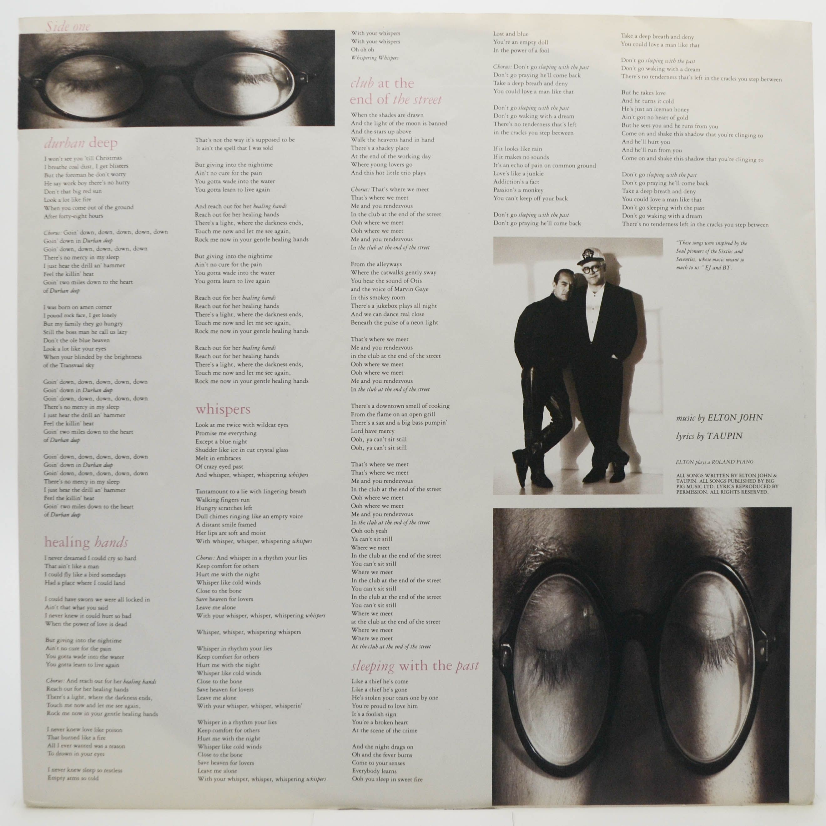 Elton John — Sleeping With The Past, 1989