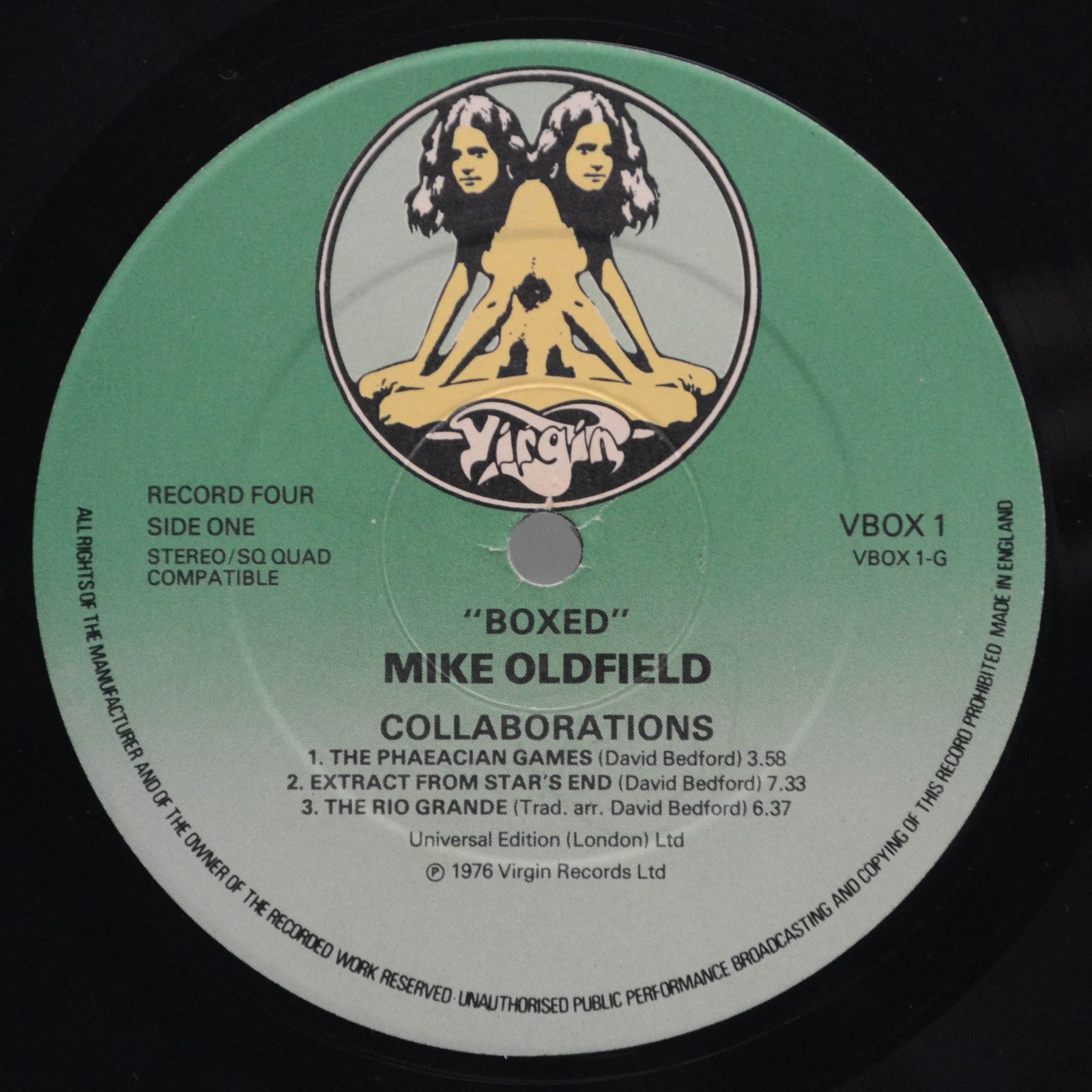 Mike Oldfield — Boxed (UK, Box-set), 1976