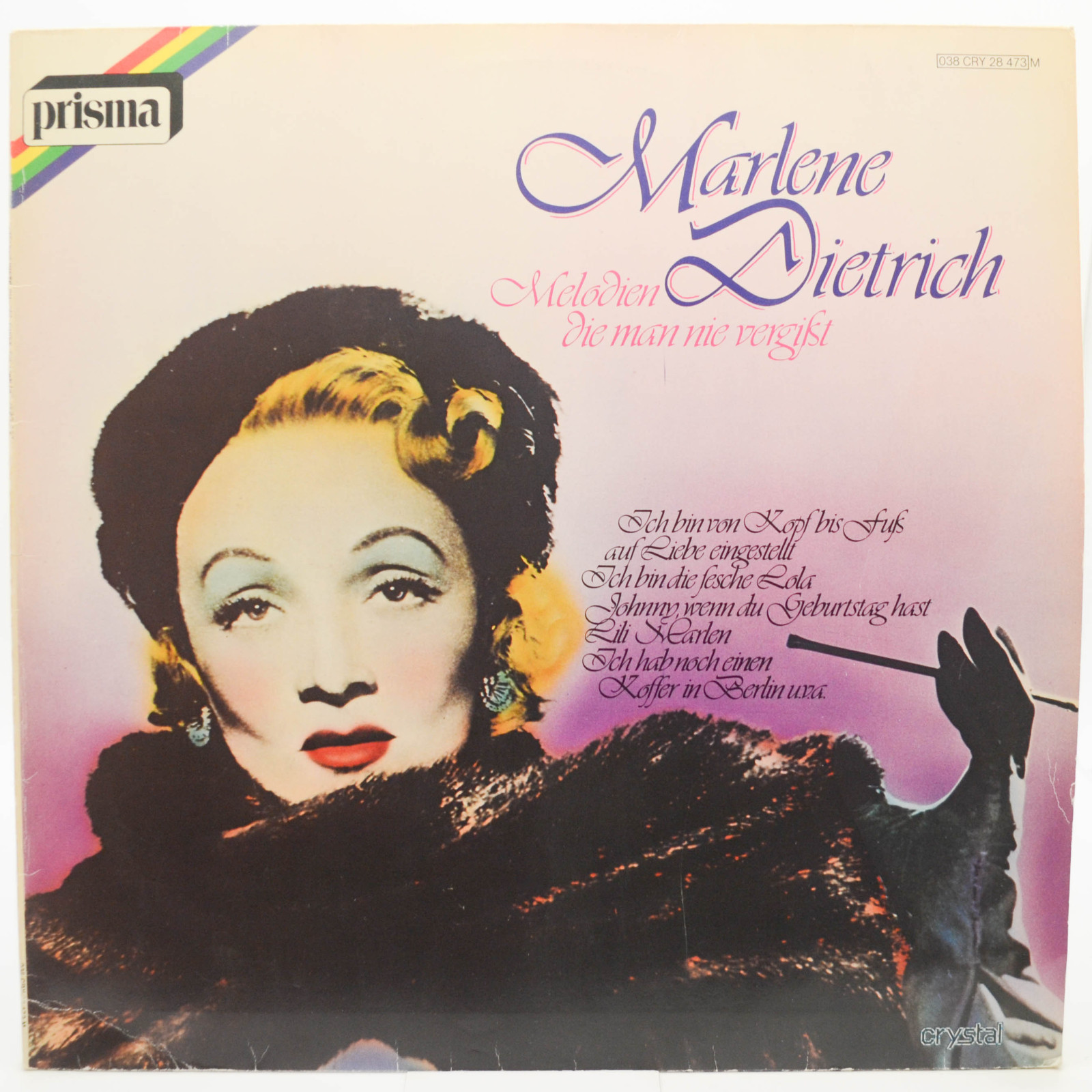 Виниловая пластинка Marlene Dietrich — Melodien Die Man Nie Vergisst, 1978