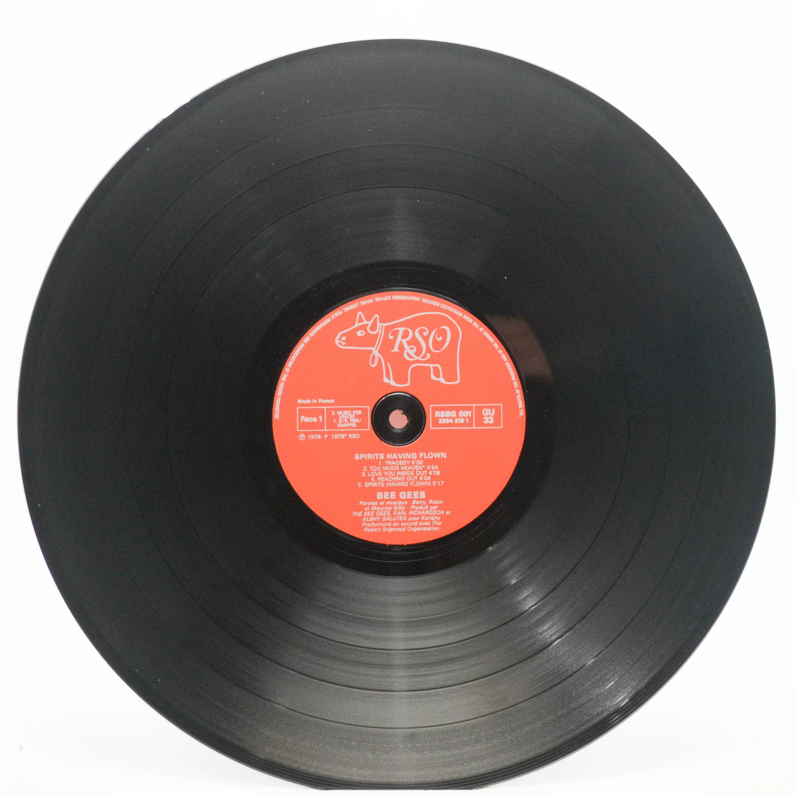 Bee Gees — Spirits Having Flown (UK), 1979