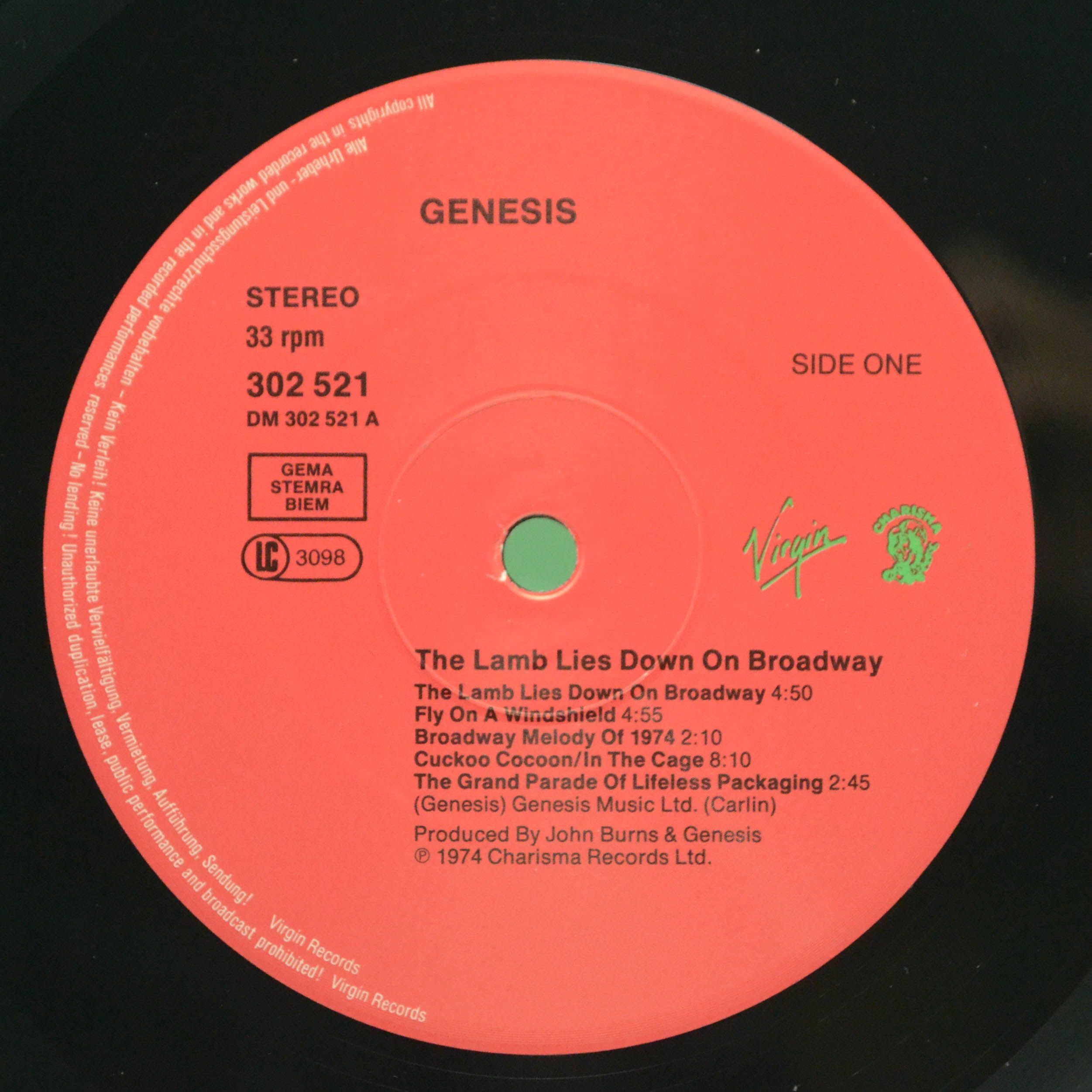 Genesis — The Lamb Lies Down On Broadway (2LP), 1974