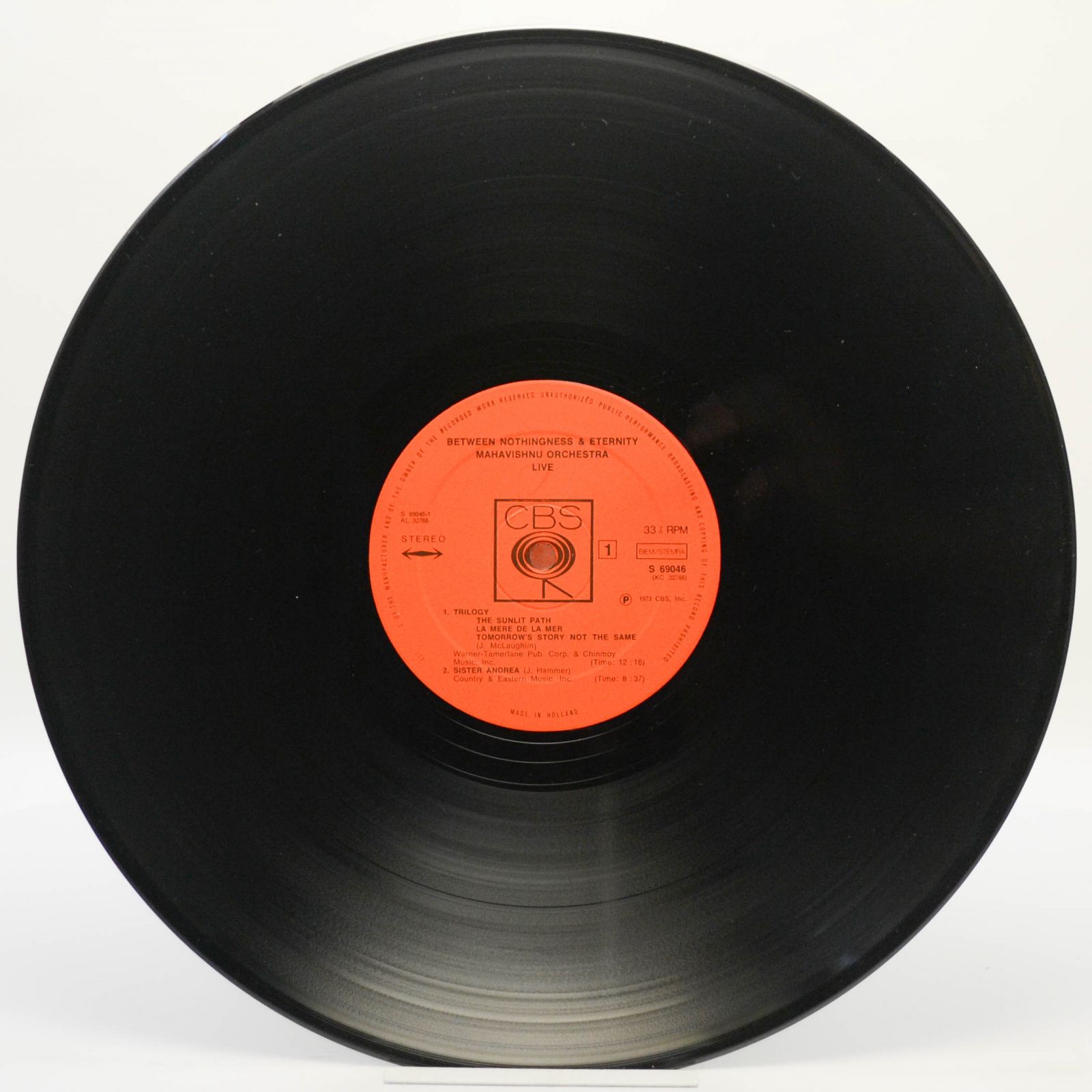 Виниловая пластинка Mahavishnu Orchestra — Between Nothingness & Eternity, 1973