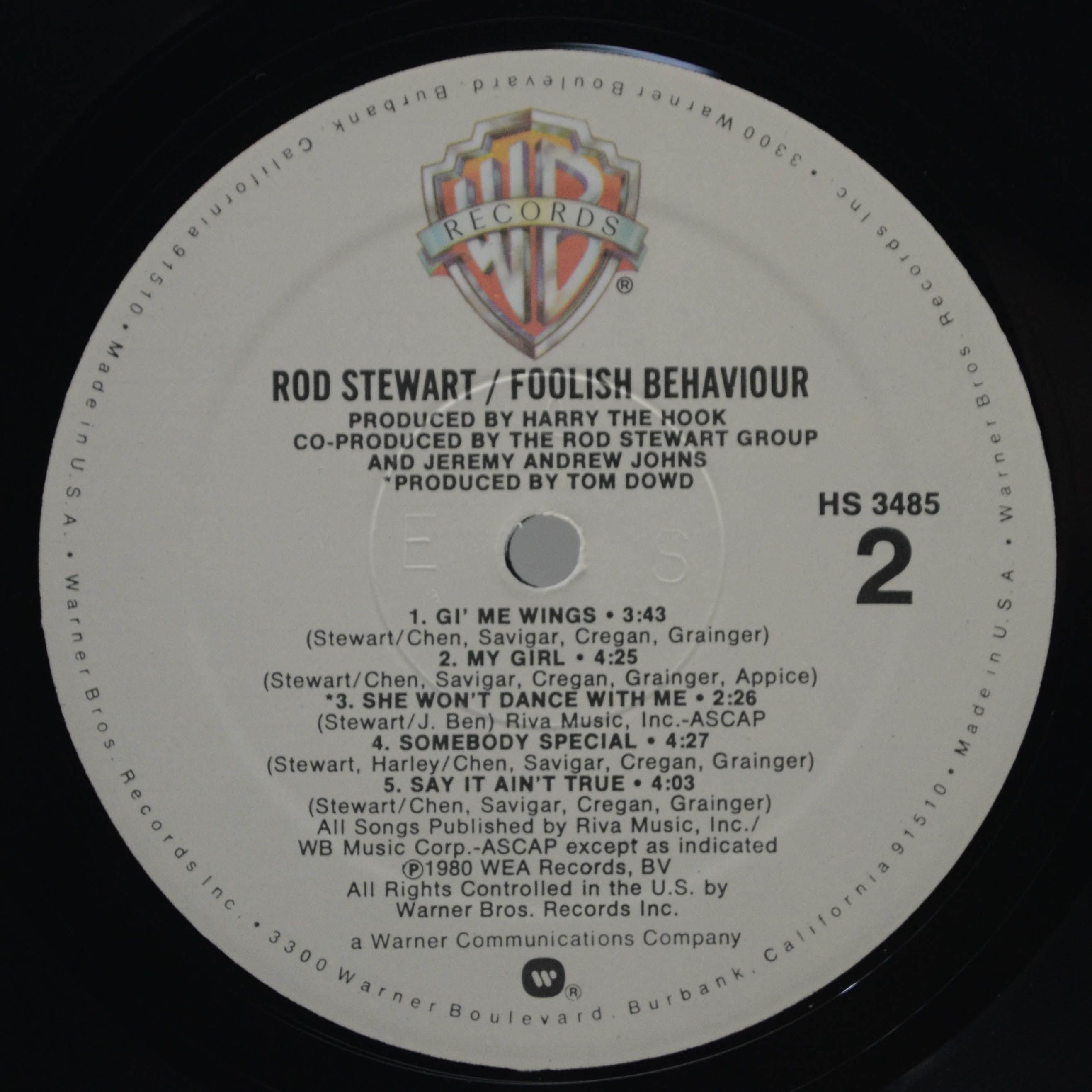 Rod Stewart — Foolish Behaviour (USA), 1980