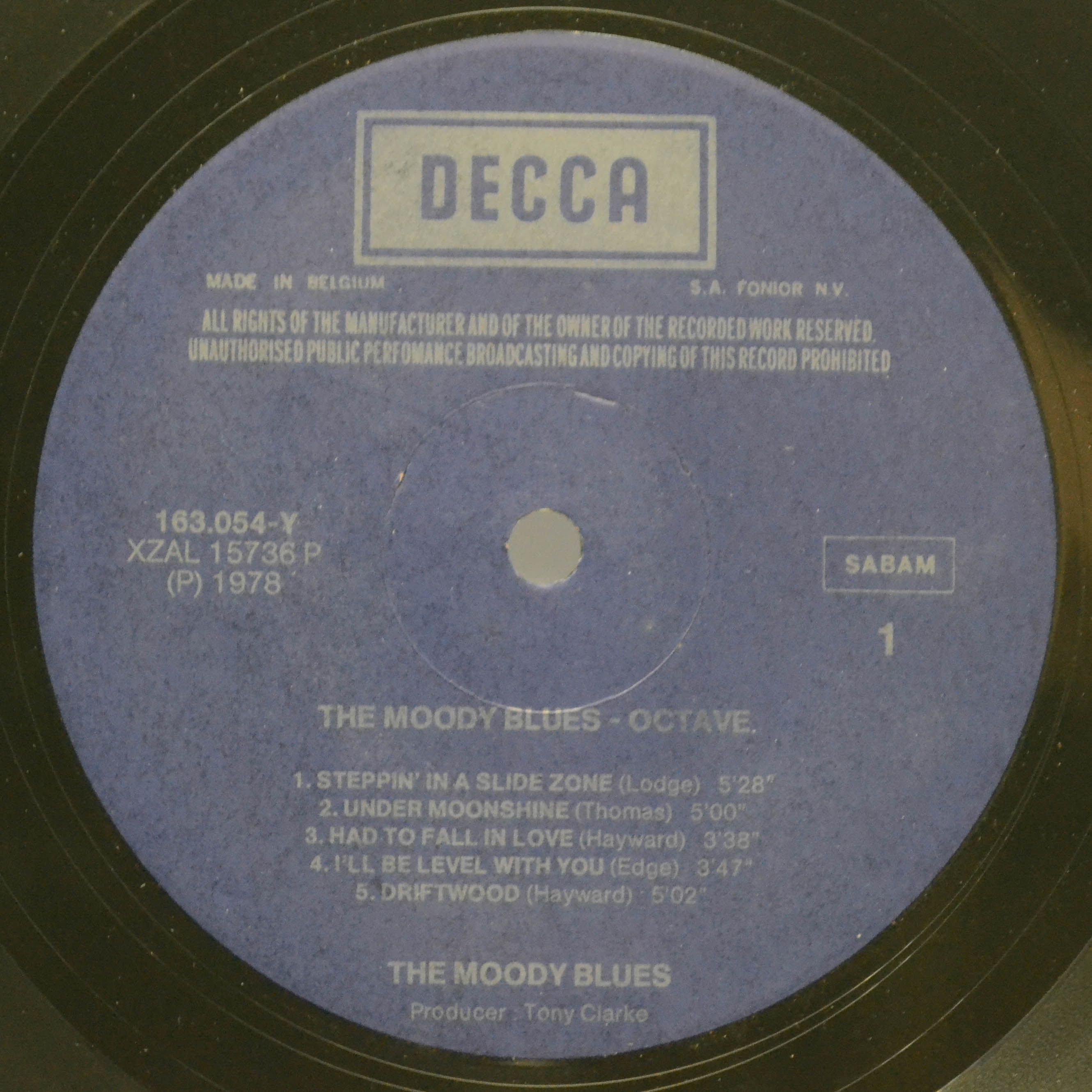 Виниловая пластинка Moody Blues — Octave, 1978