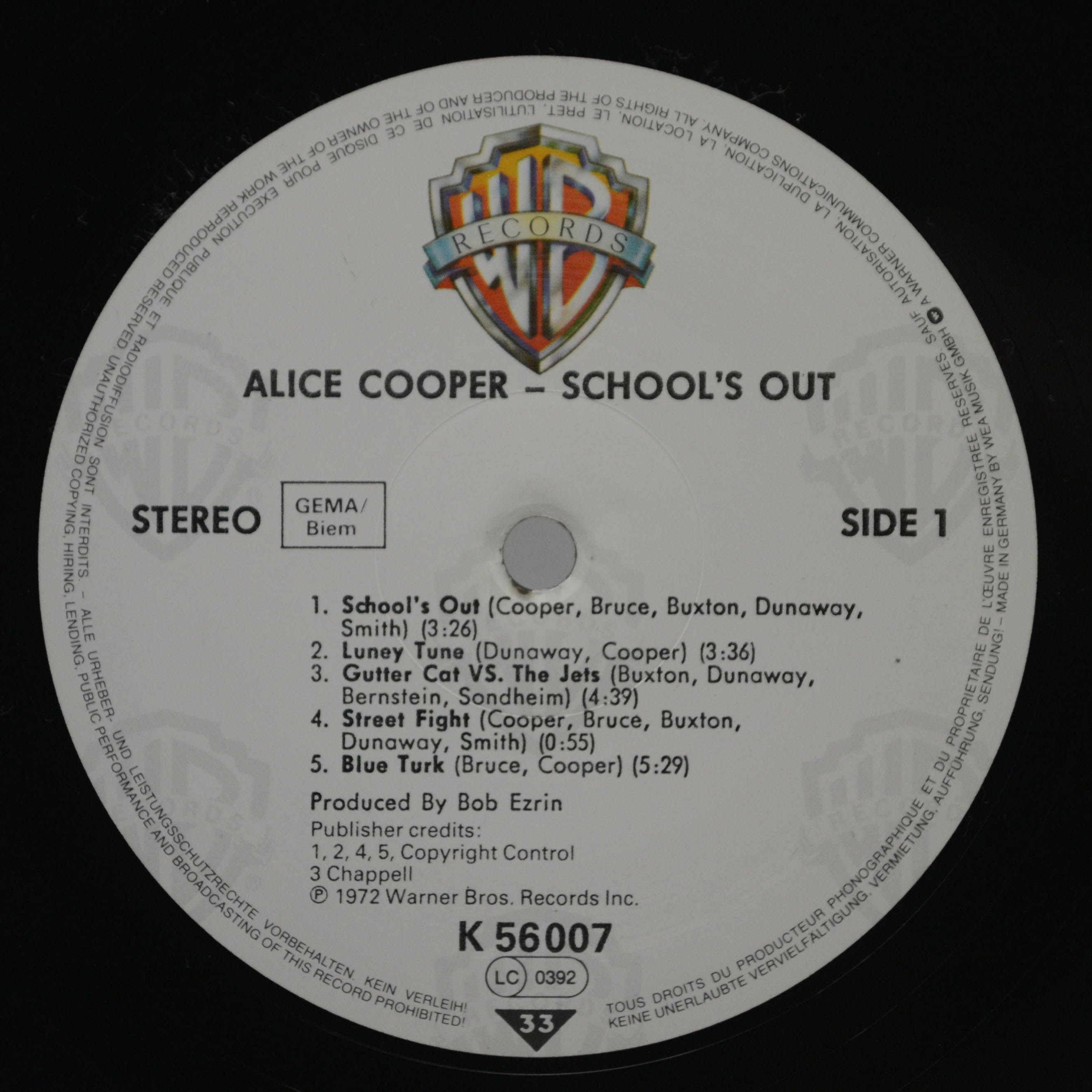 Alice Cooper — School's Out, 1972