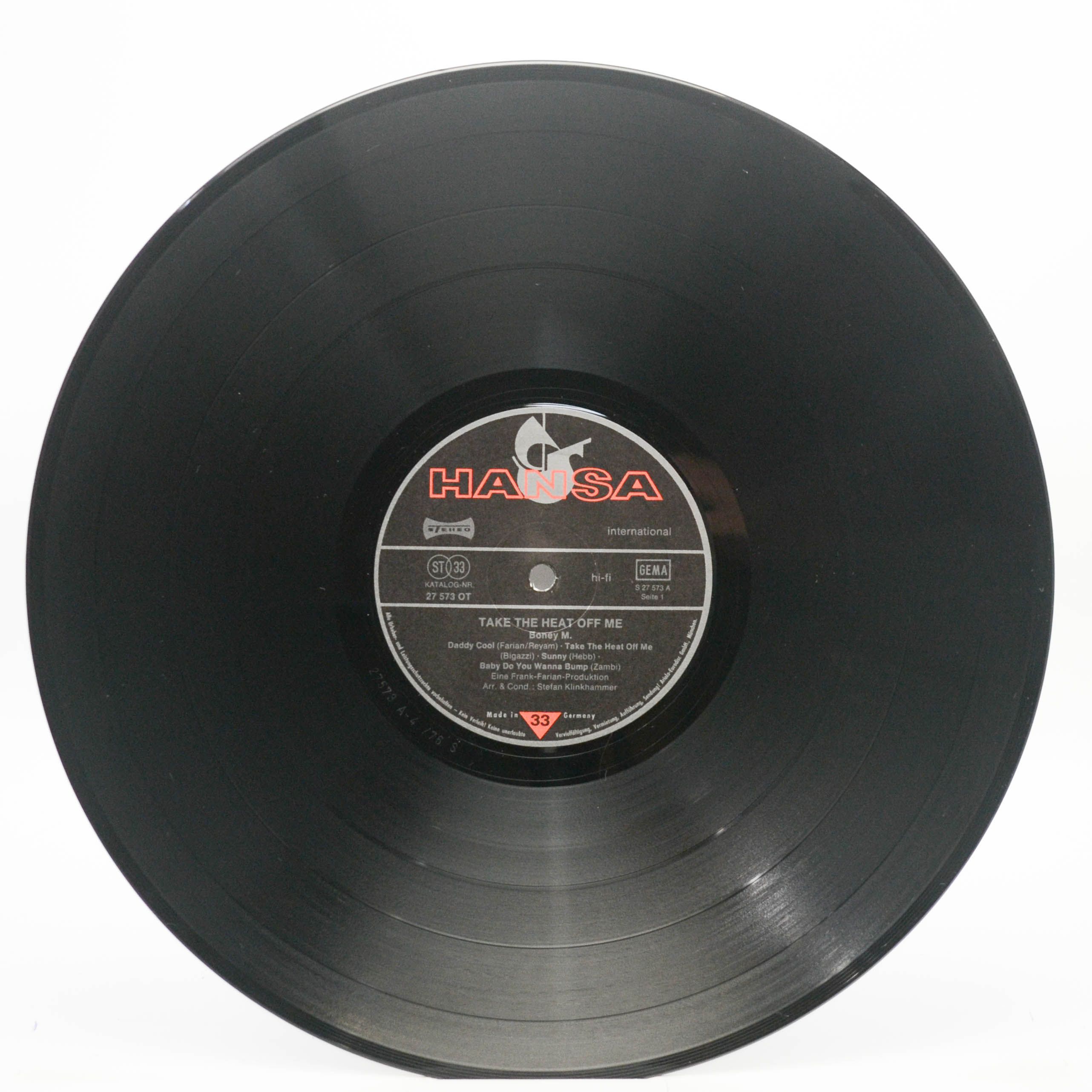 Boney M. — Take The Heat Off Me (poster), 1976