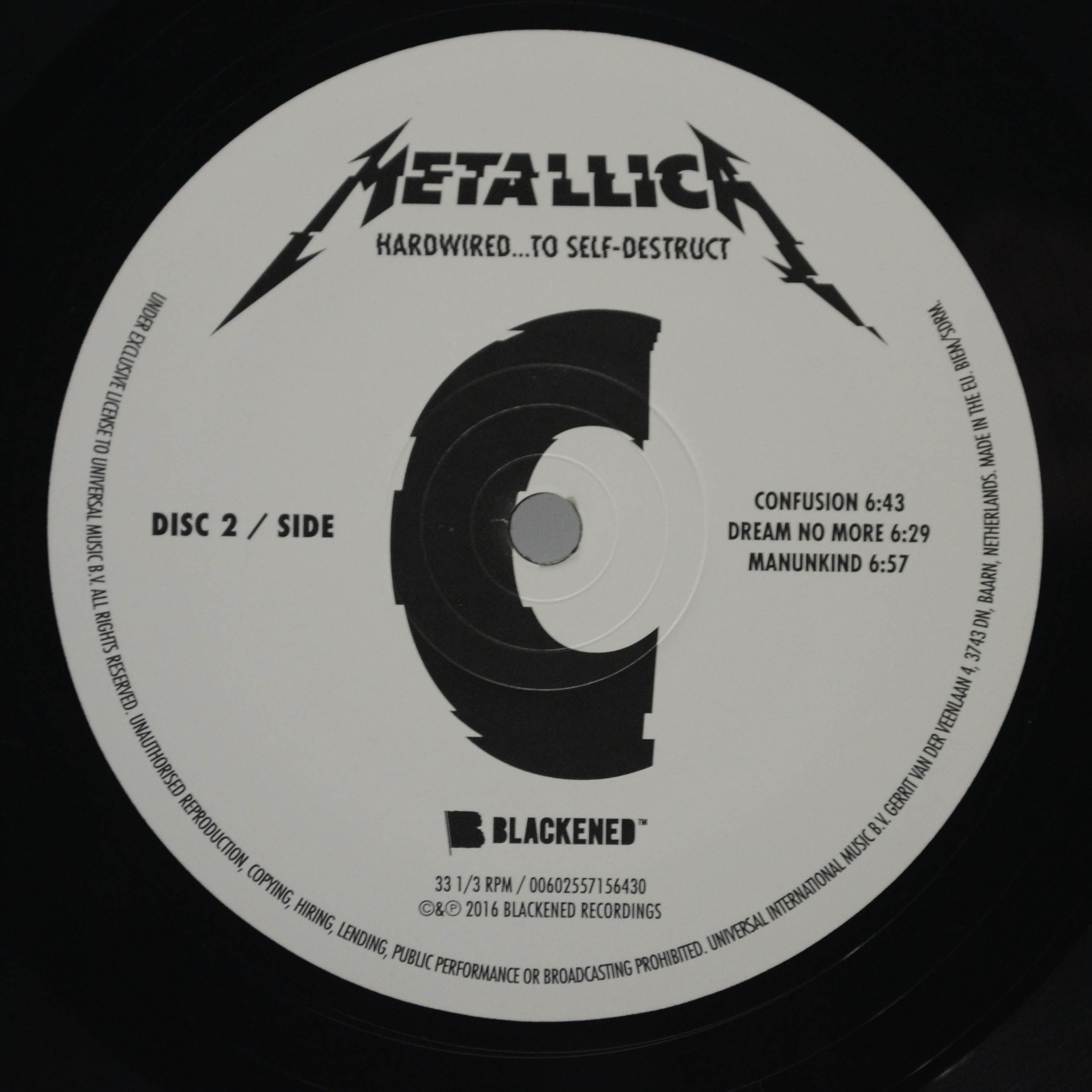 Metallica — Hardwired...To Self-Destruct (2LP), 2016