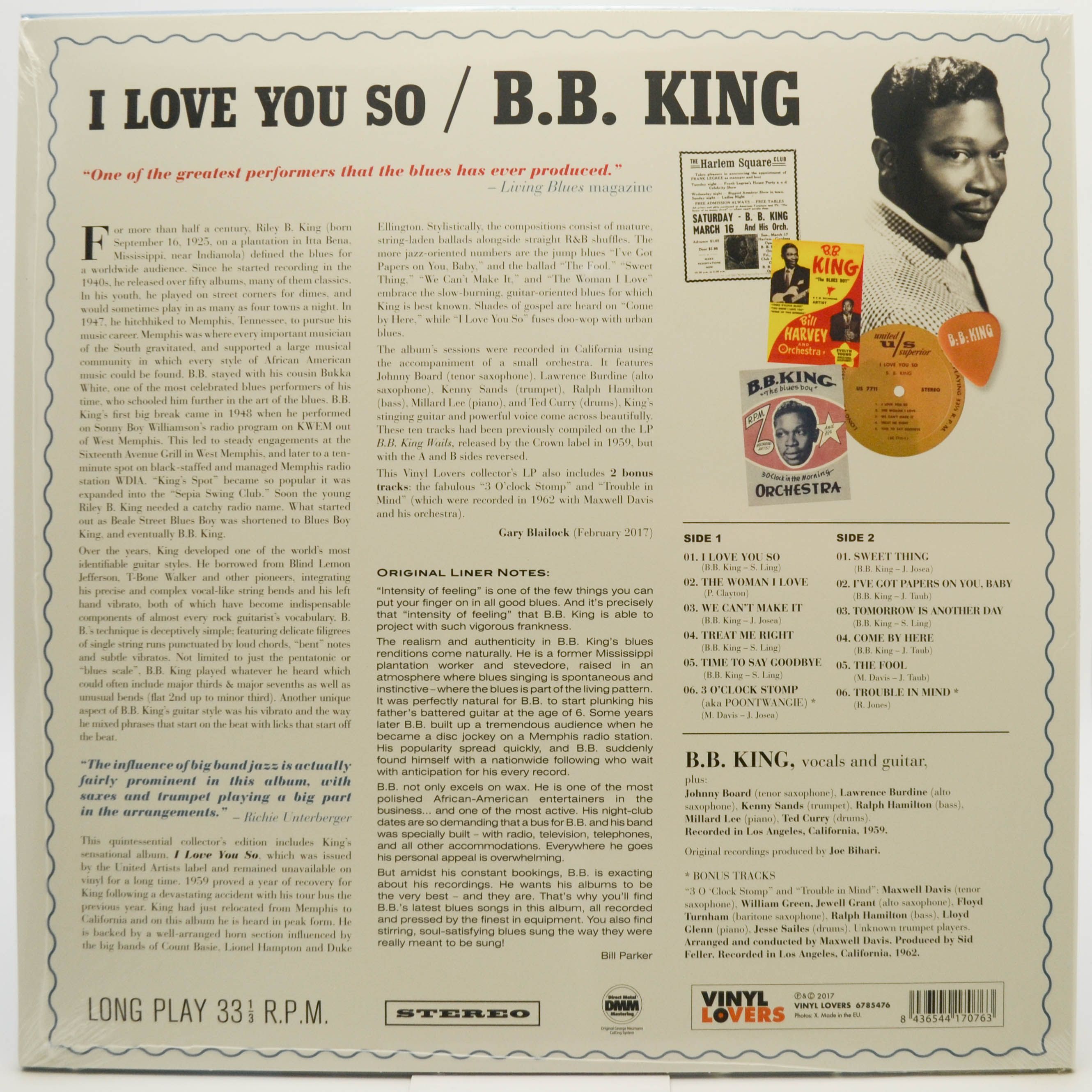 B.B. King — I Love You So, 1959