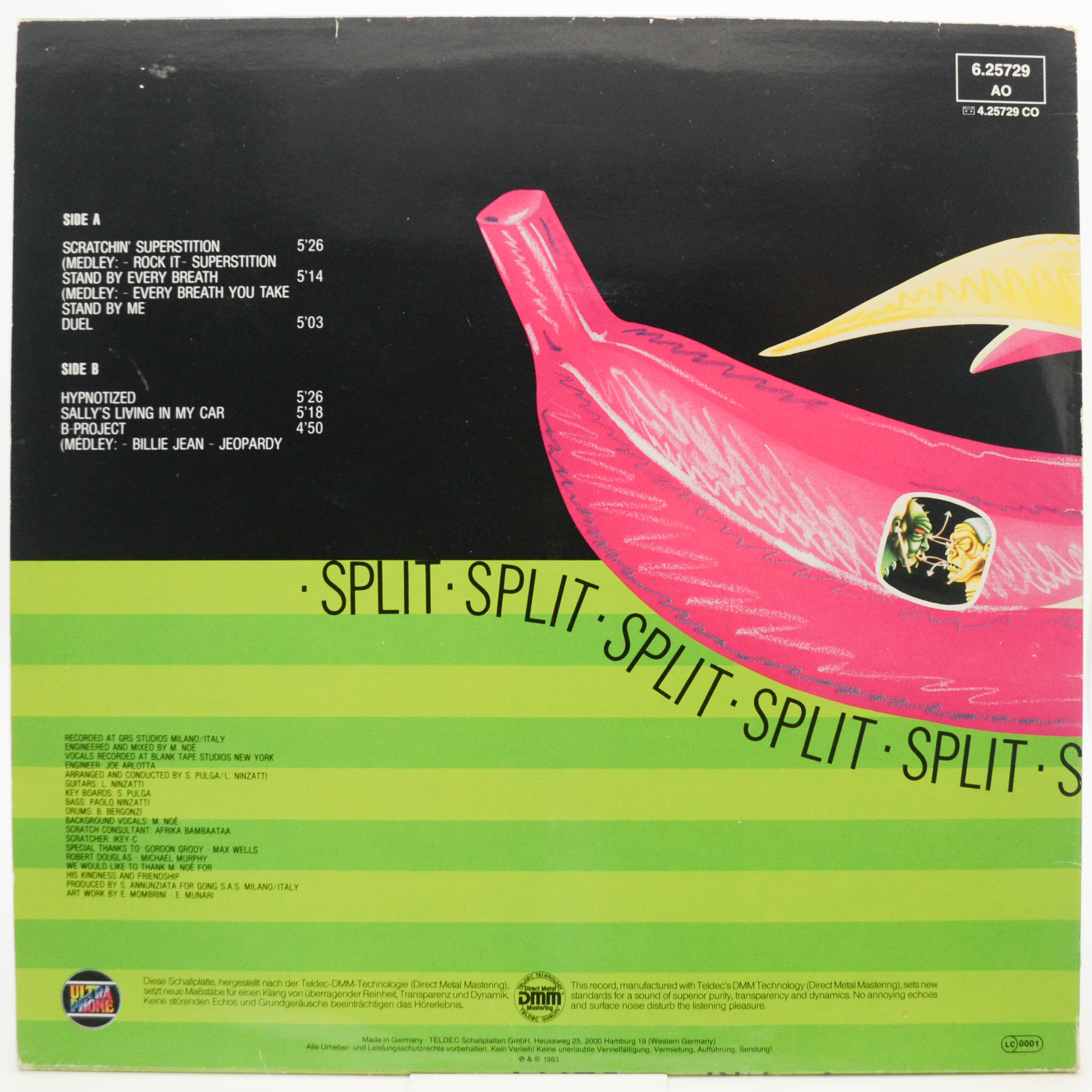 Виниловая пластинка Pink Project — Split, 1983