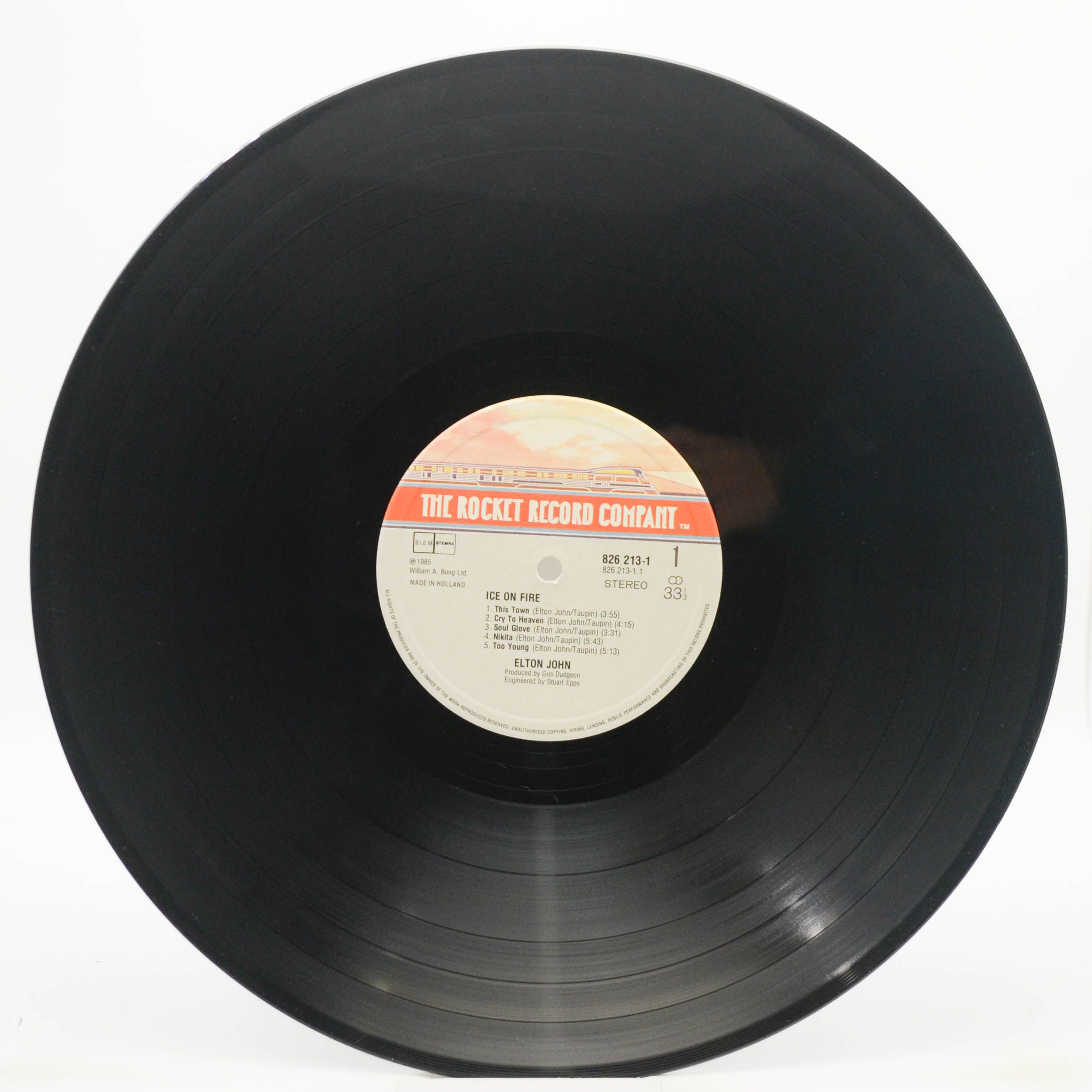 Elton John — Ice On Fire, 1985