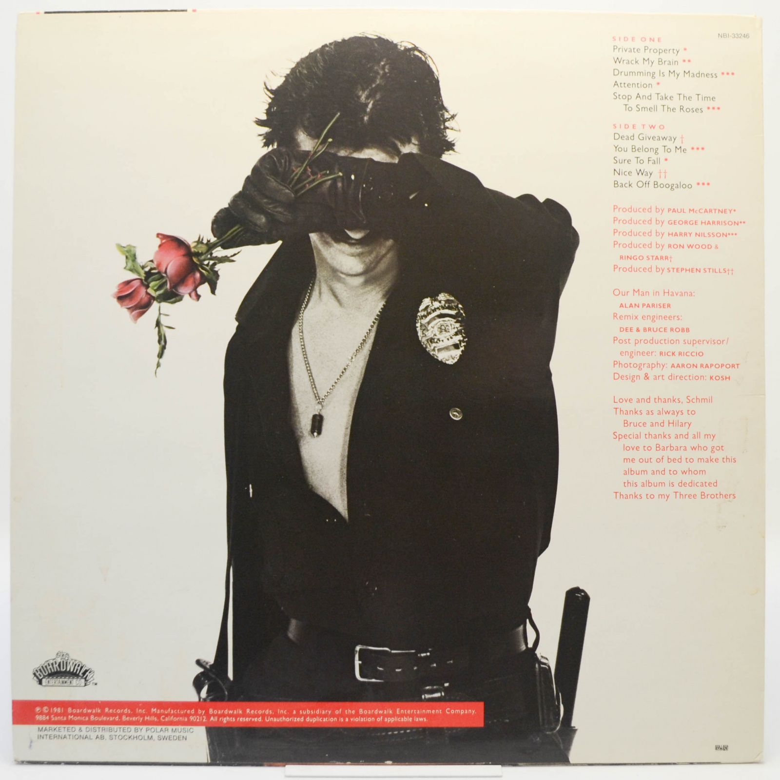 Ringo Starr — Stop And Smell The Roses, 1981