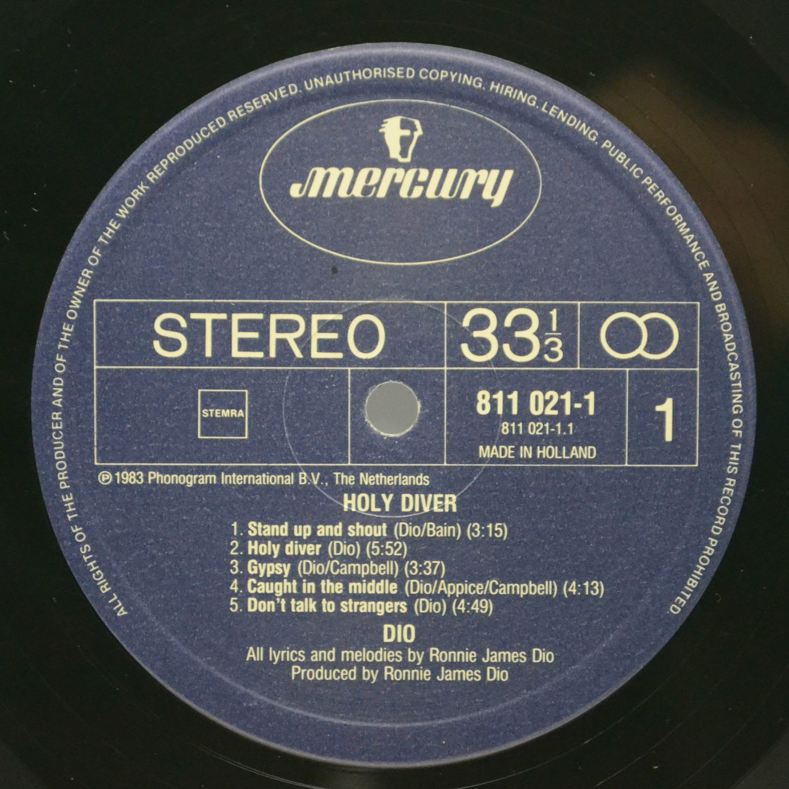 Dio — Holy Diver, 1983