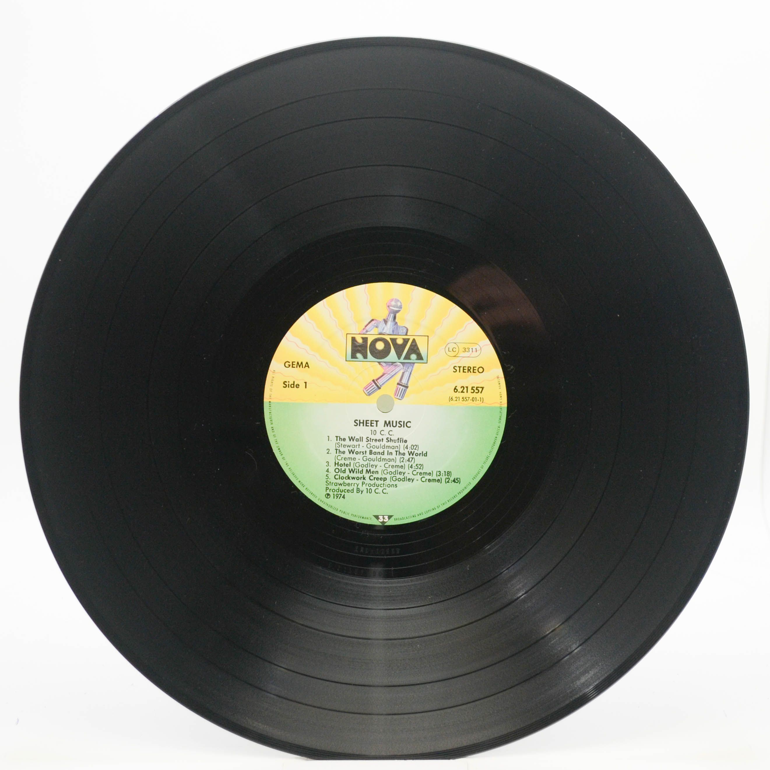 Виниловая пластинка 10cc — Sheet Music, 1974