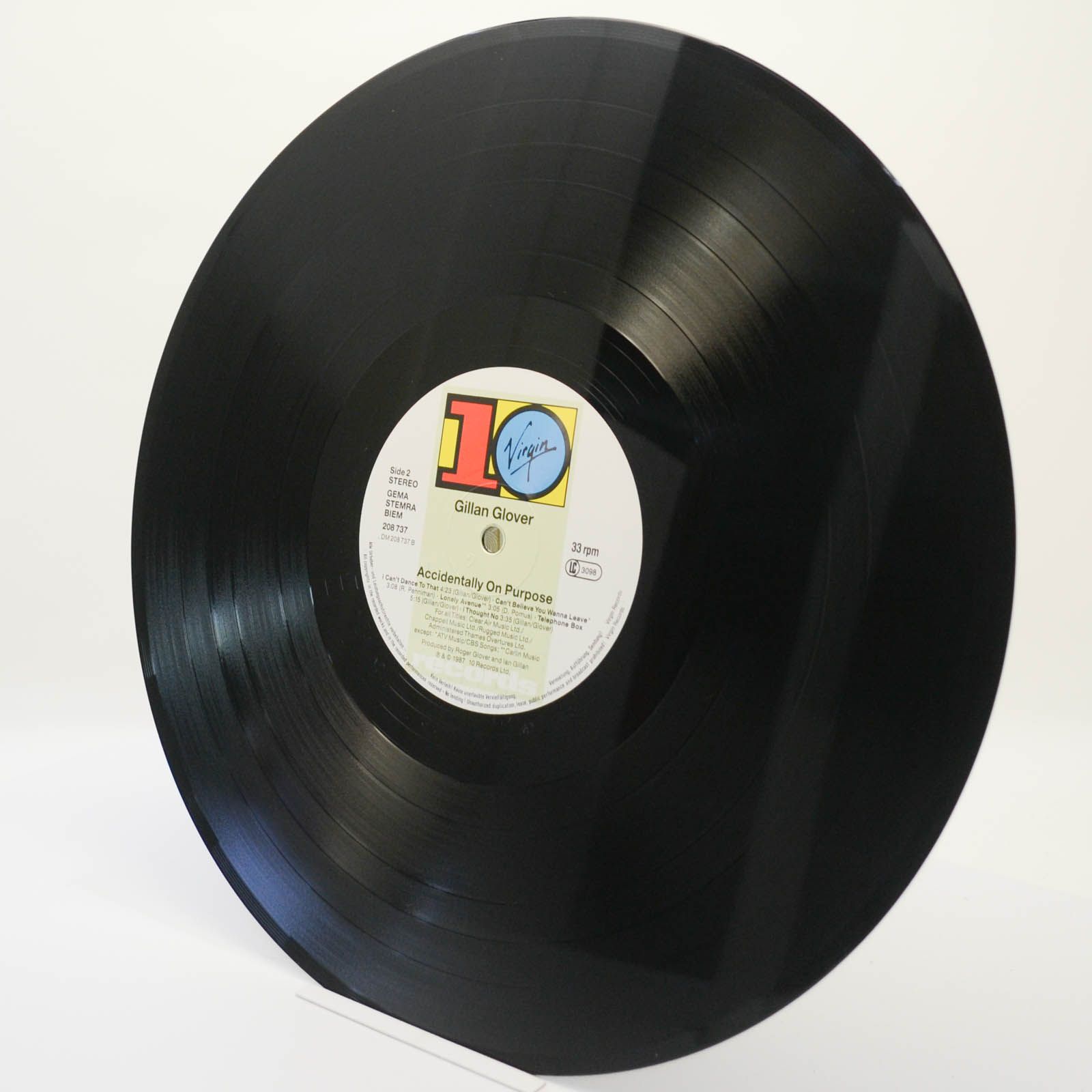 Gillan & Glover — Accidentally On Purpose, 1988