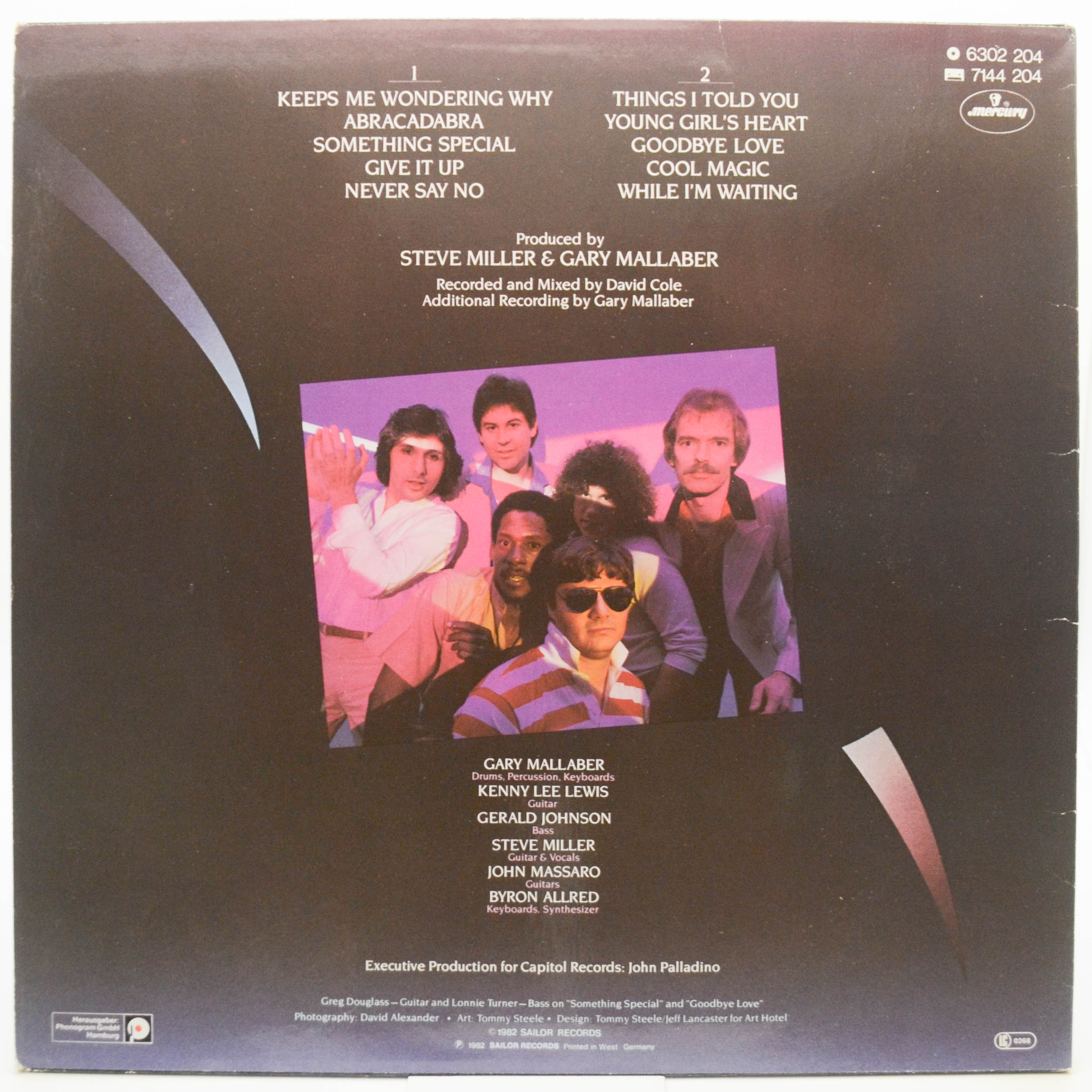 Виниловая пластинка Steve Miller Band — Abracadabra, 1982