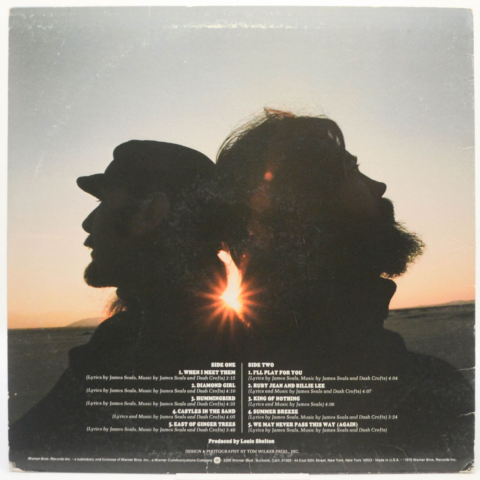 Виниловая пластинка Seals & Crofts — Greatest Hits, 1975