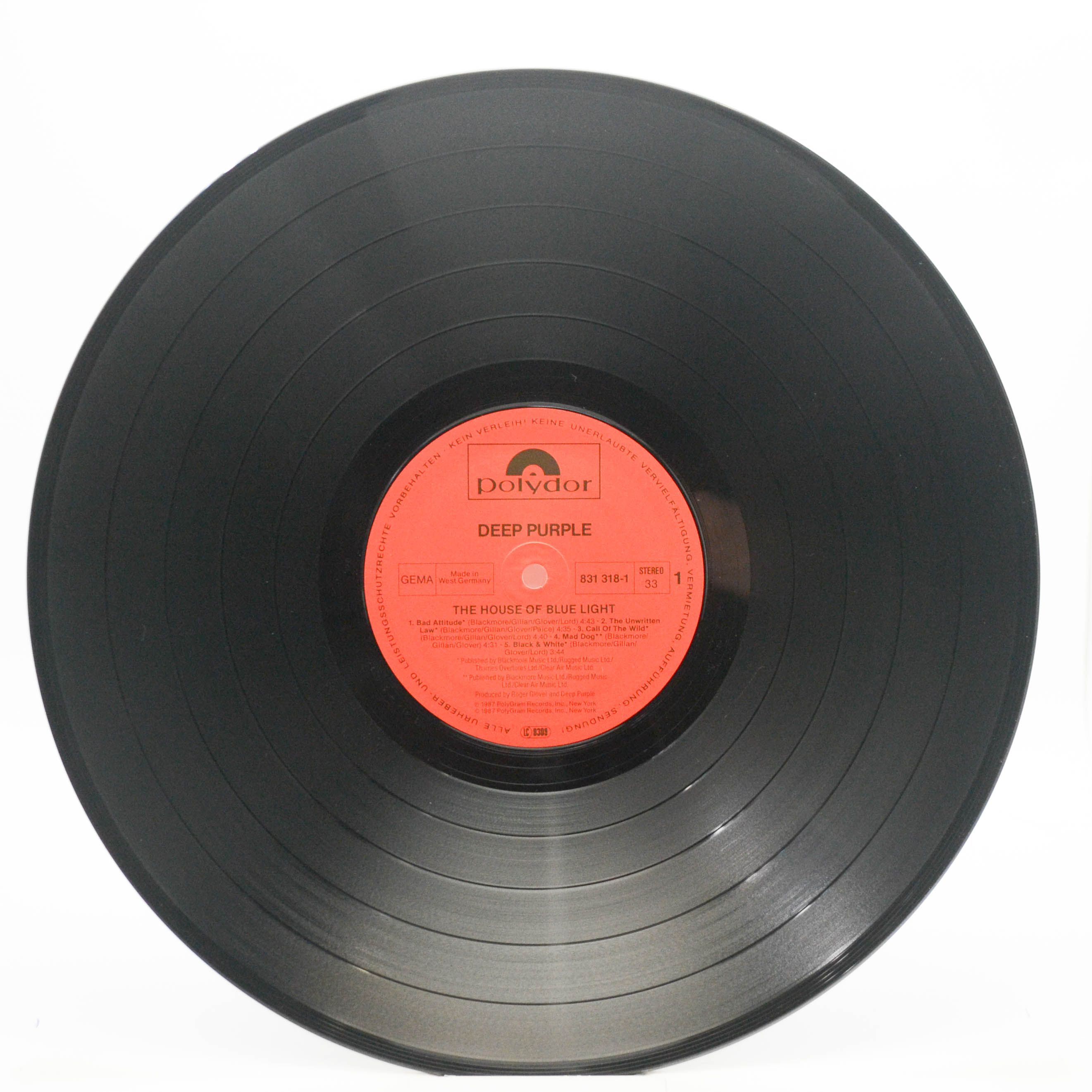 Deep Purple — The House Of Blue Light, 1987