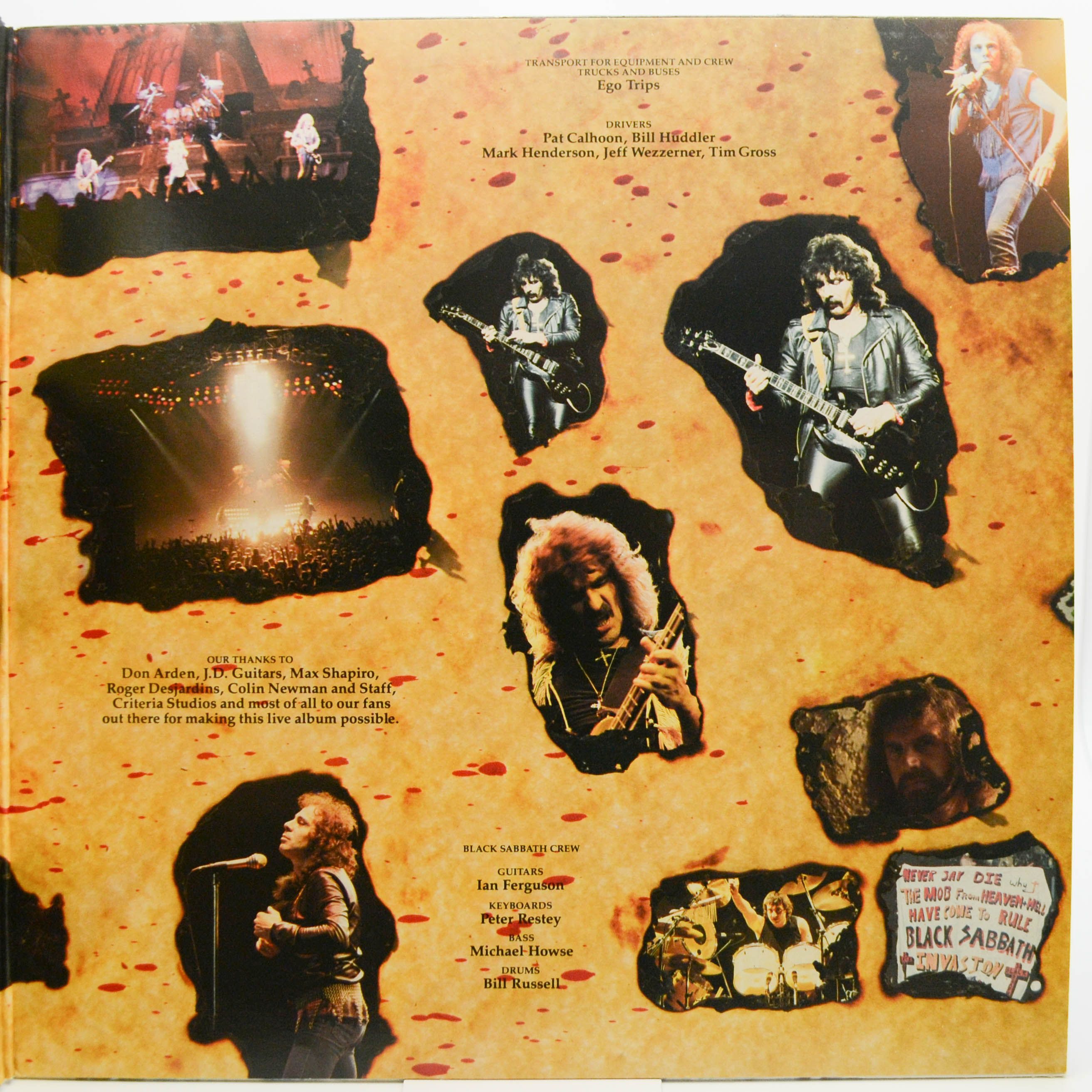 Black Sabbath — Live Evil (2LP, UK), 1982