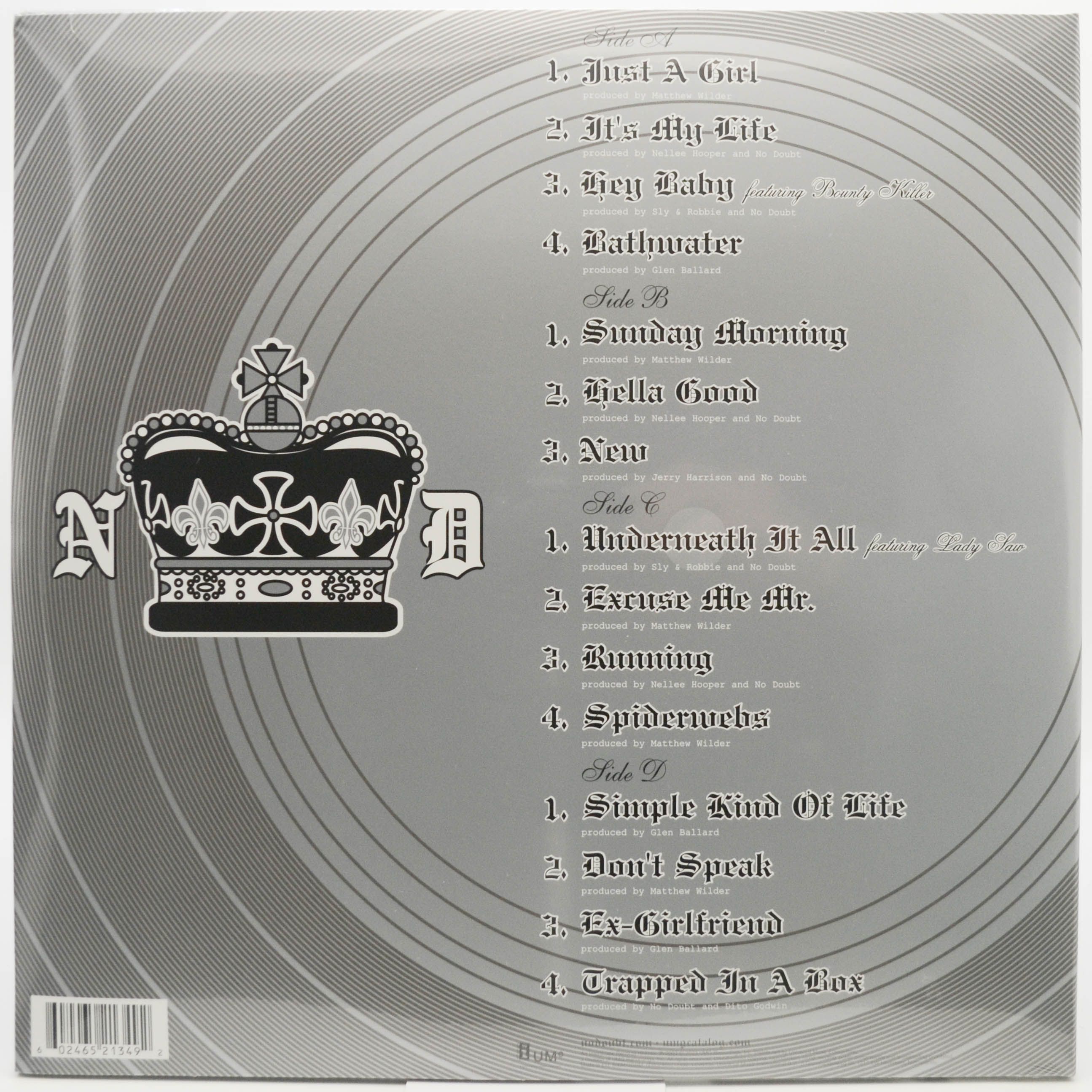 Виниловая пластинка No Doubt — The Singles 1992-2003 (2LP), 2003