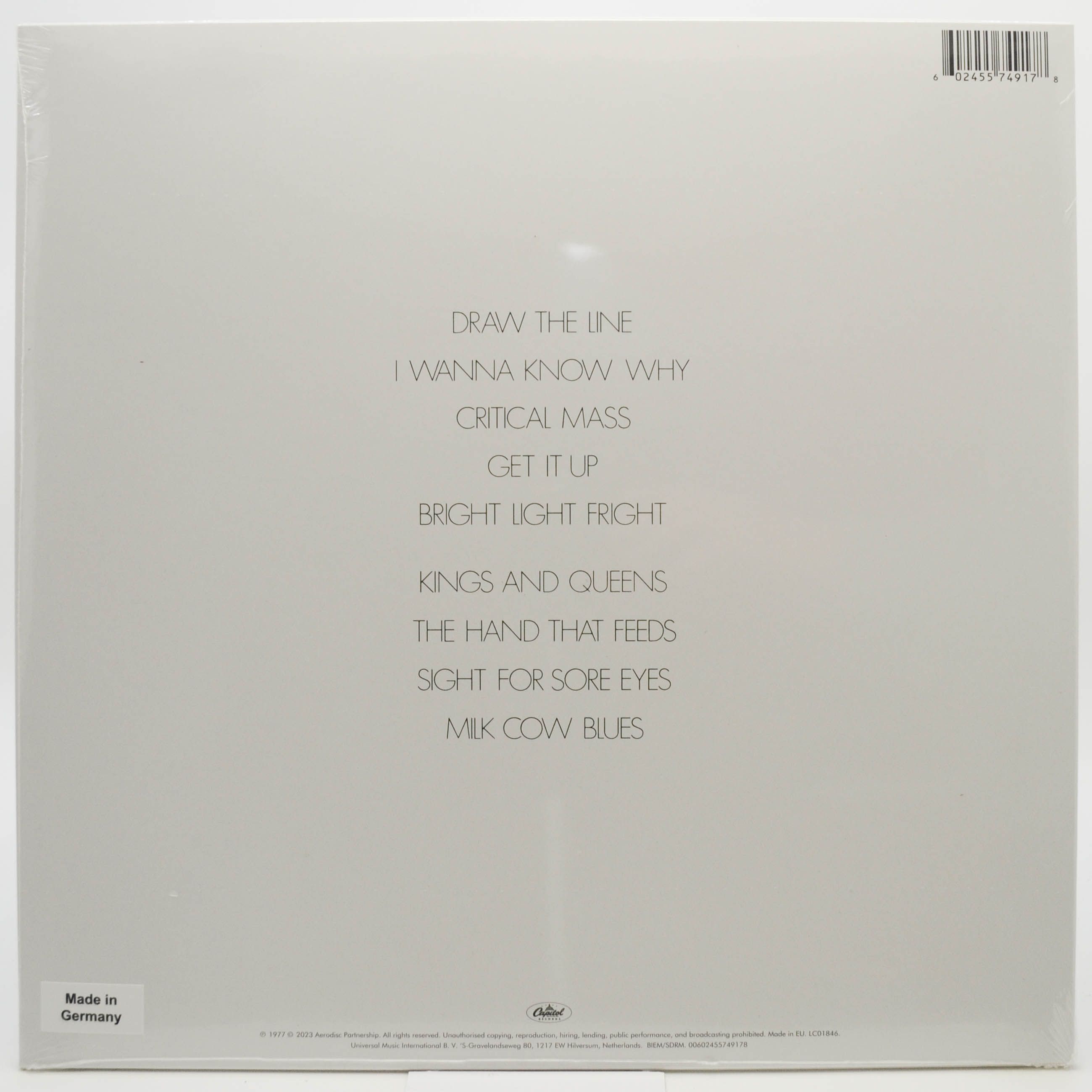 Aerosmith — Draw The Line, 1977