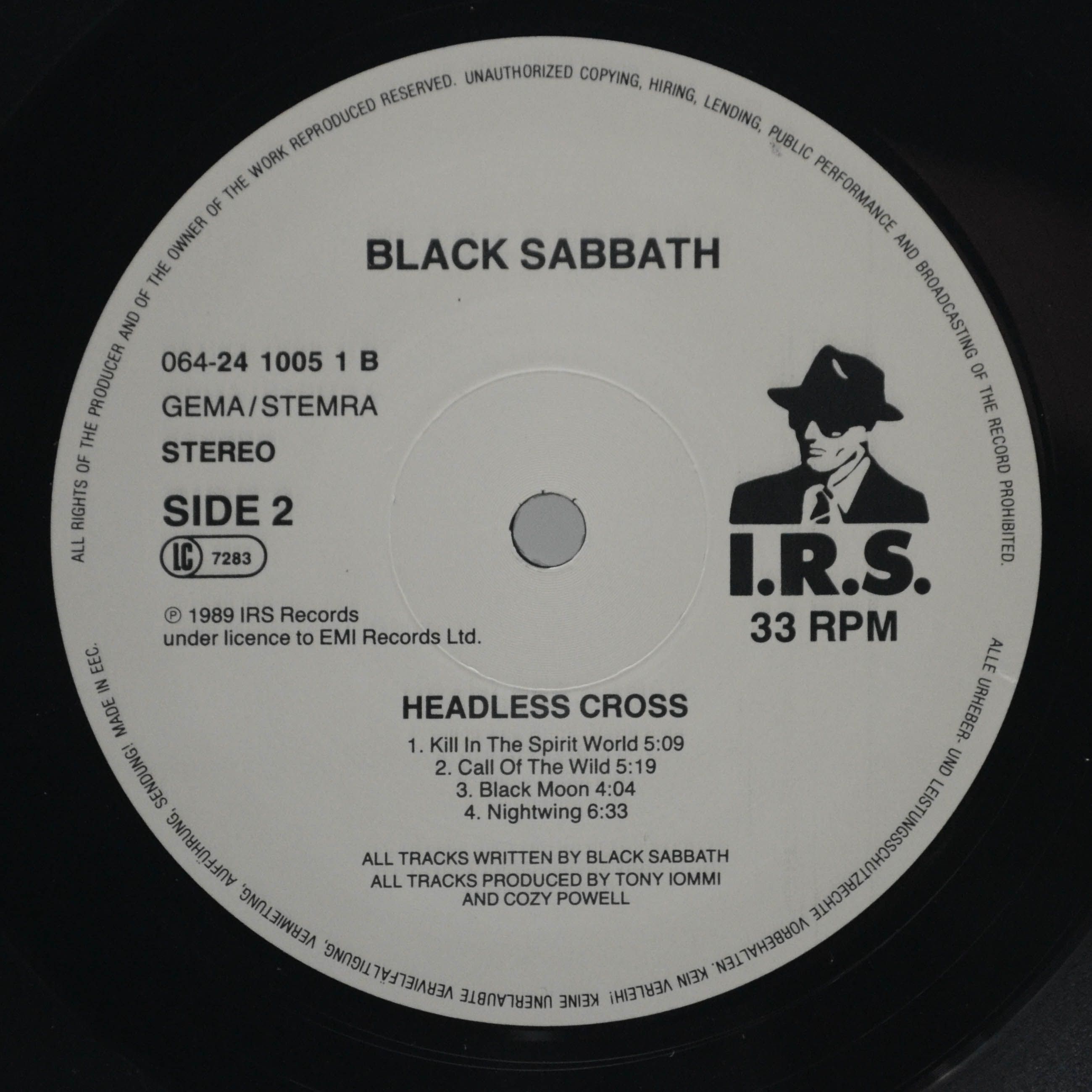 Black Sabbath — Headless Cross, 1989