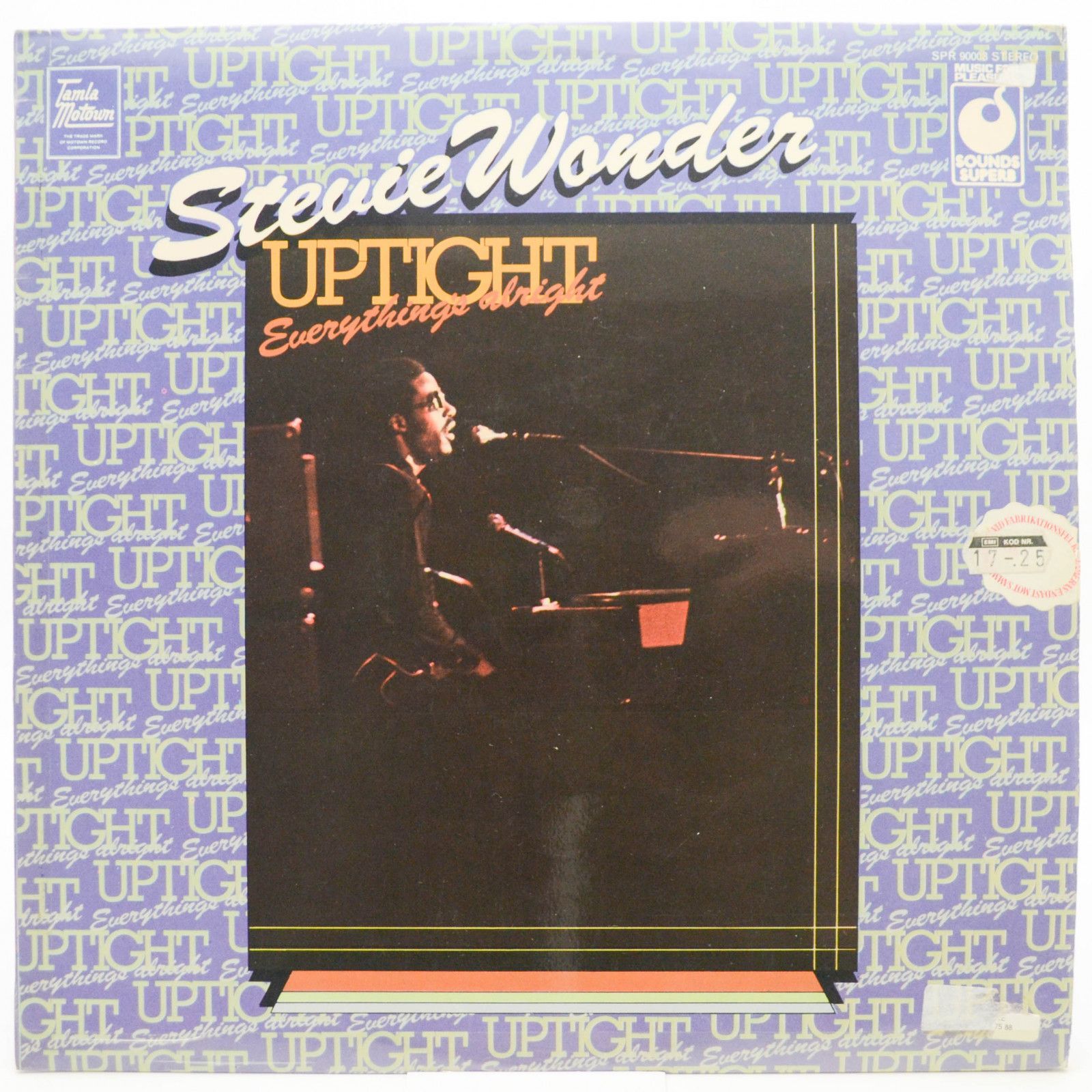 Виниловая пластинка Stevie Wonder — Uptight (Everything's Alright) (UK), 1973