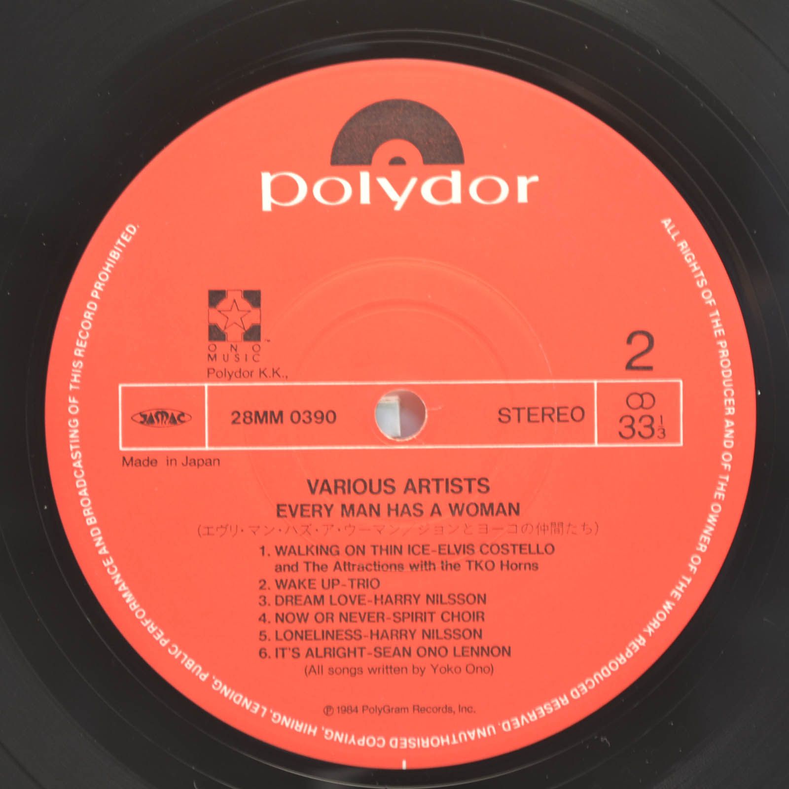 Various — Every Man Has A Woman, 1984