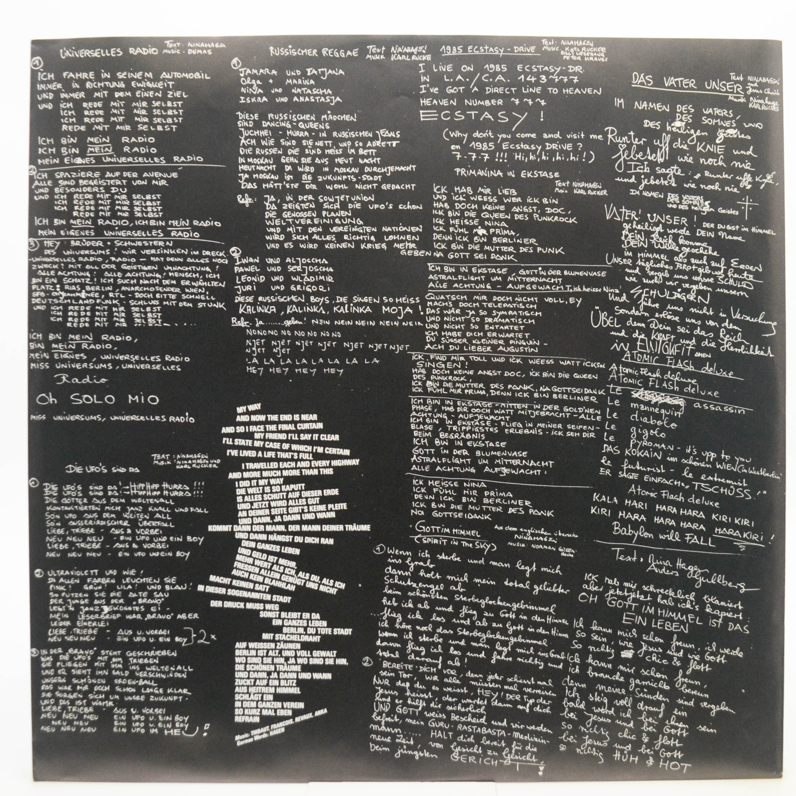 Nina Hagen — In Ekstase, 1985