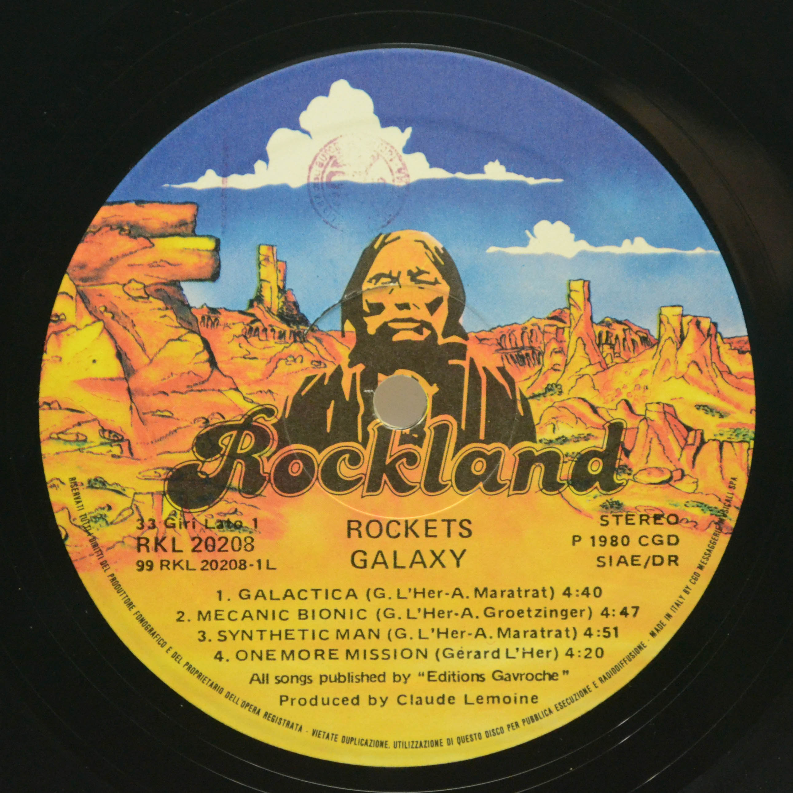 Виниловая пластинка Rockets — Galaxy, 1980