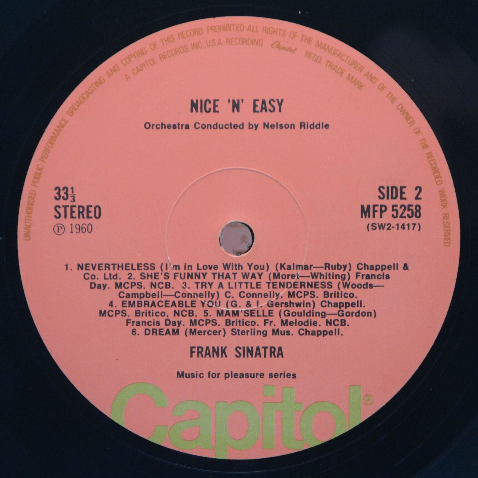 Sinatra — Nice 'N' Easy, 1960