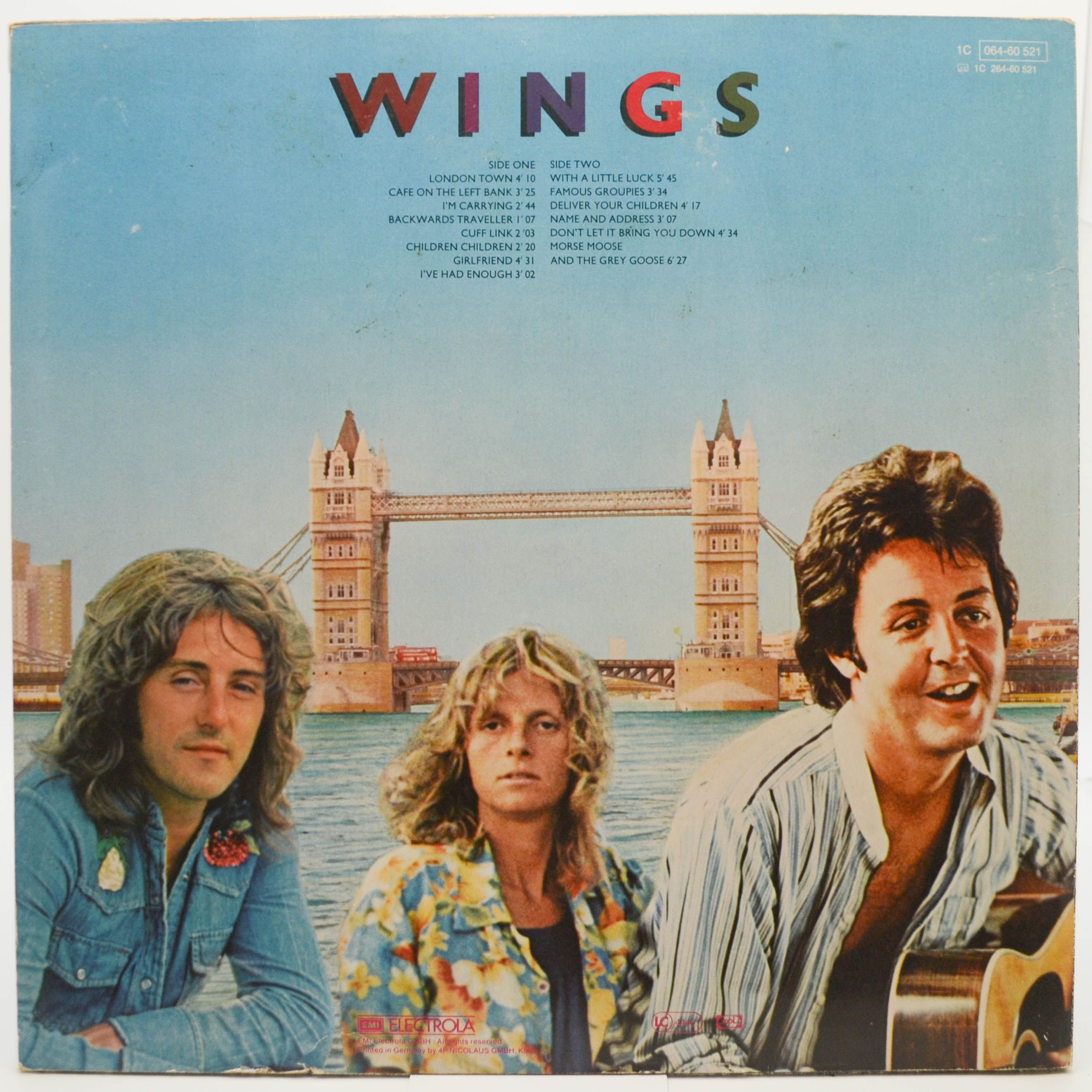 Wings — London Town (poster), 1978