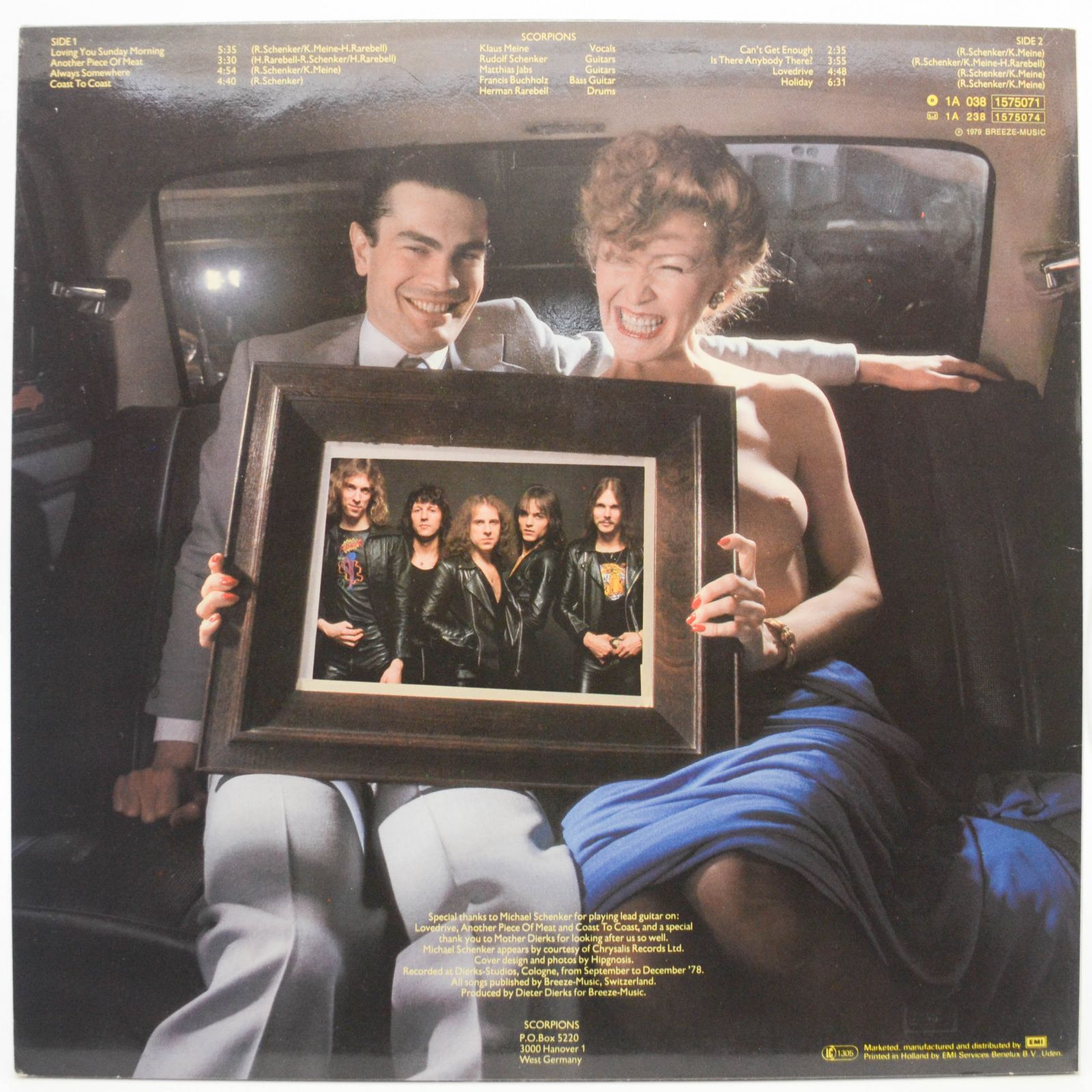 Виниловая пластинка Scorpions — Lovedrive, 1979