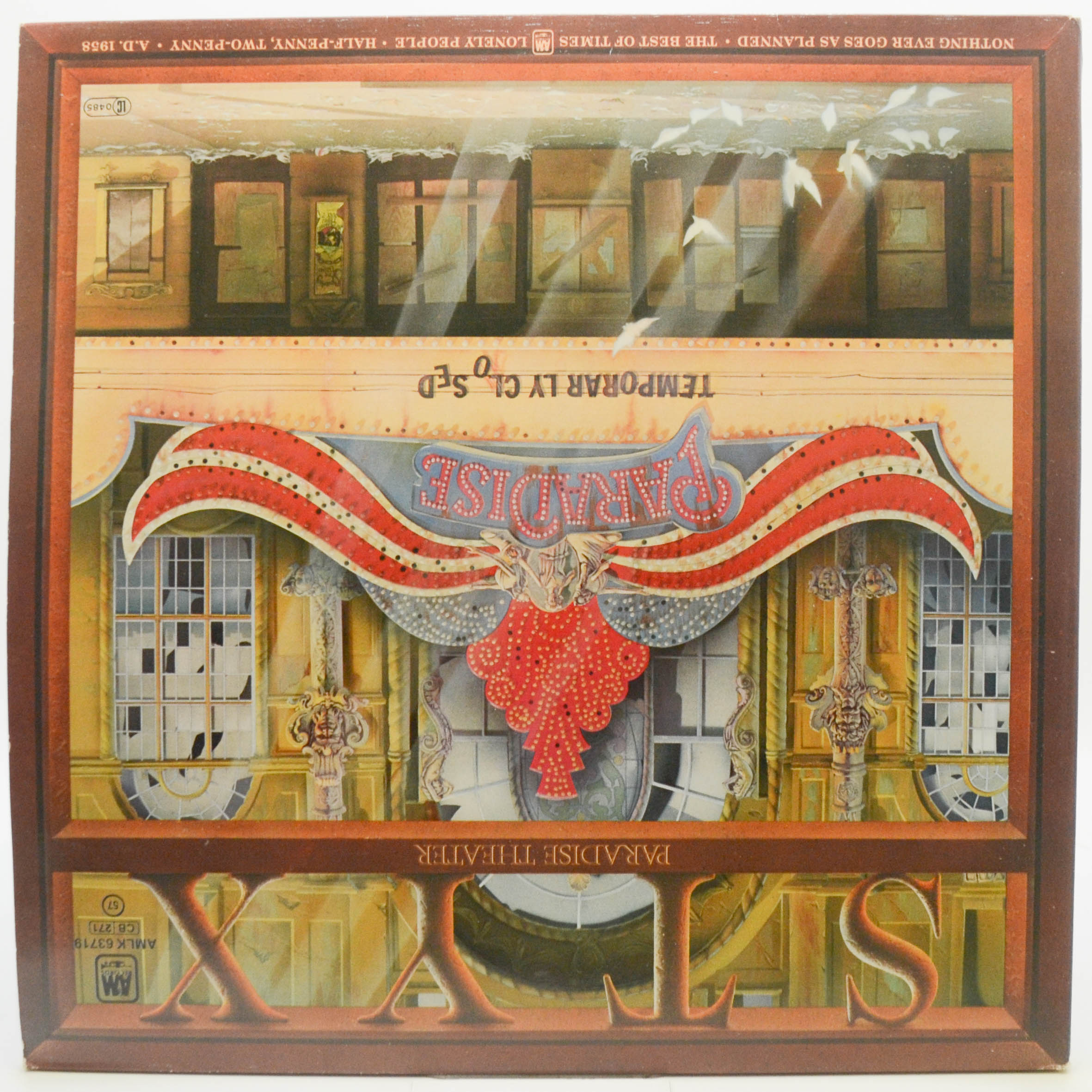 Виниловая пластинка Styx — Paradise Theatre, 1981