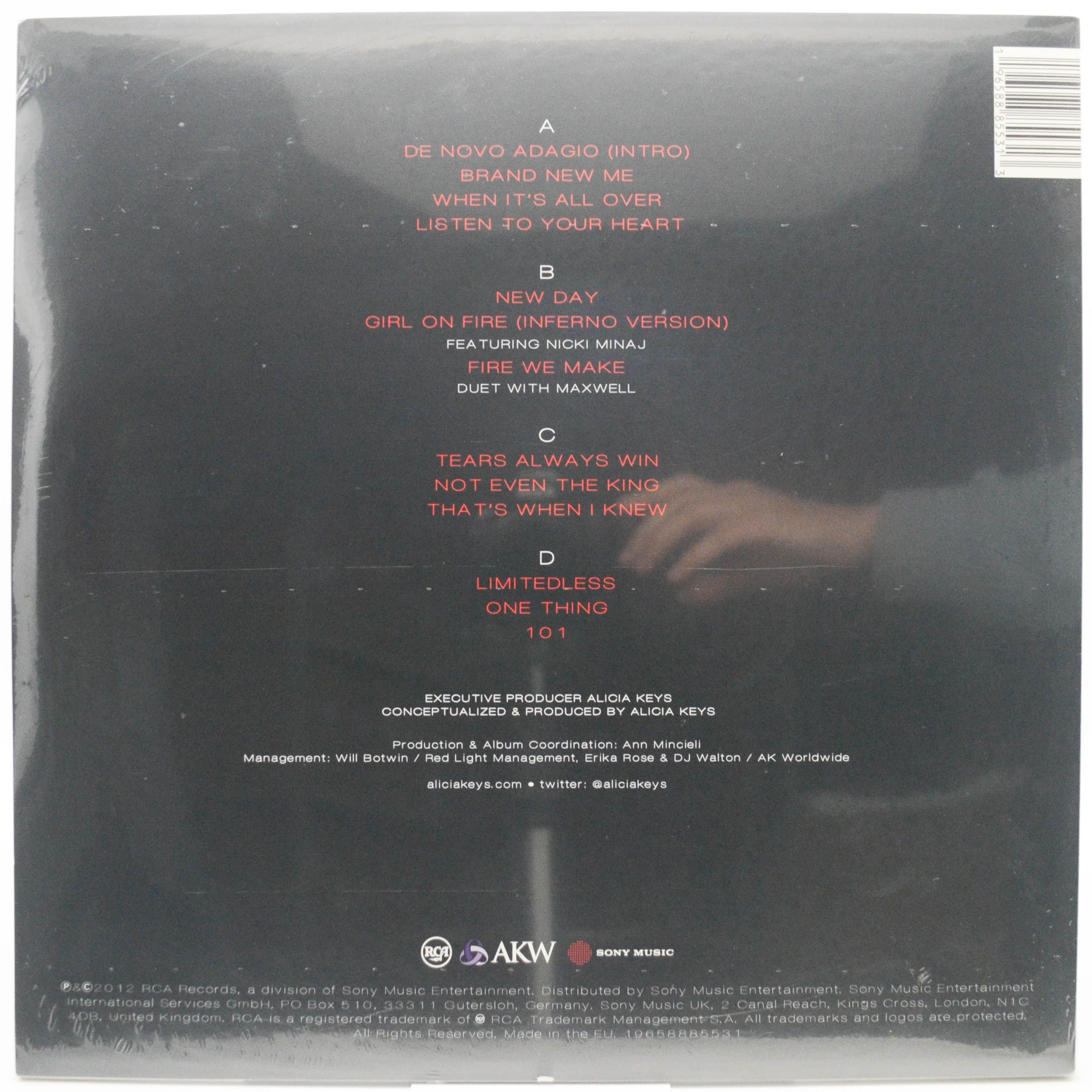 Виниловая пластинка Alicia Keys — Girl On Fire (2LP), 2012