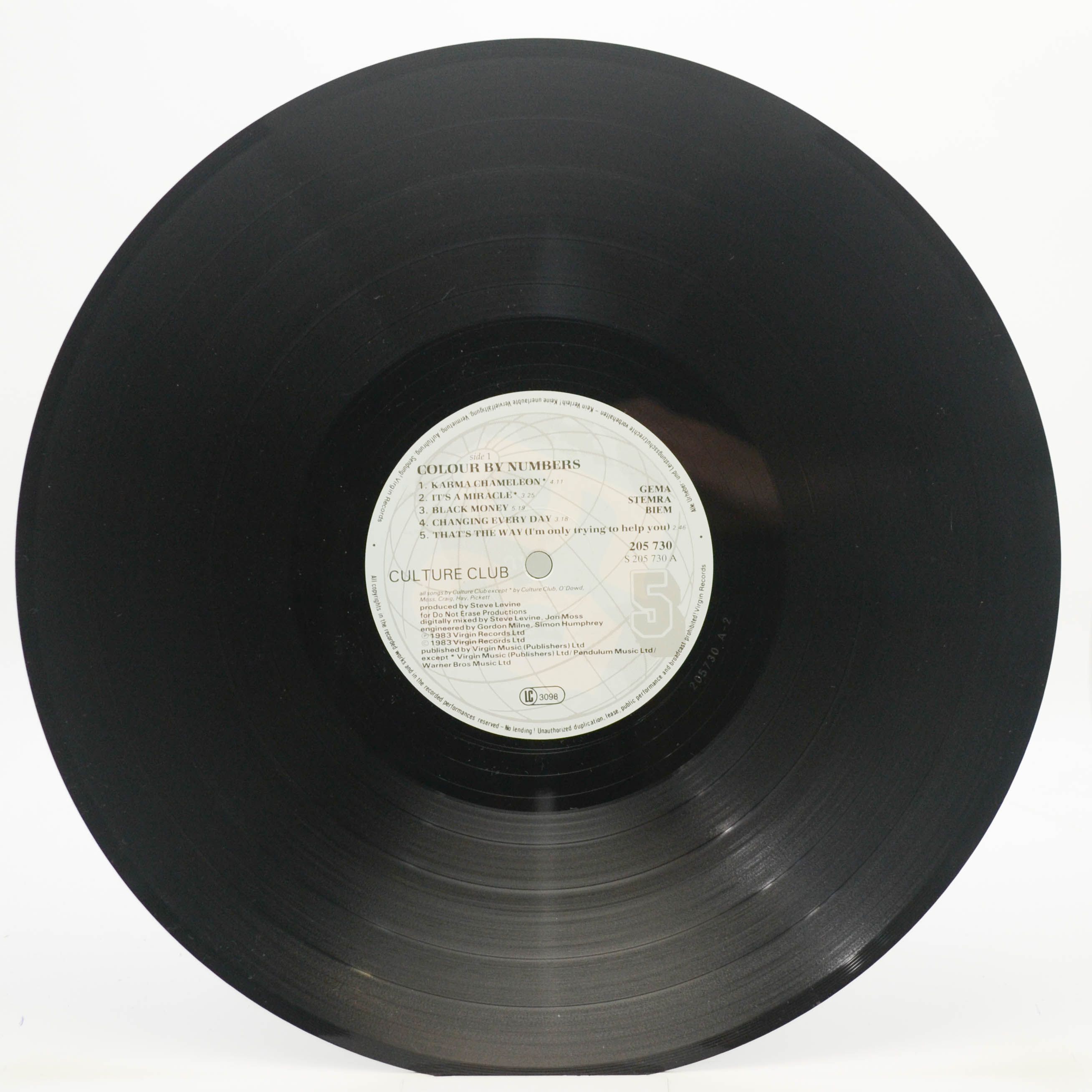 Виниловая пластинка Culture Club — Colour By Numbers, 1983