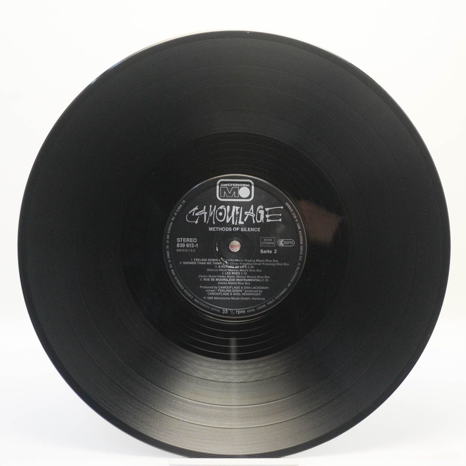 Camouflage — Methods Of Silence, 1989