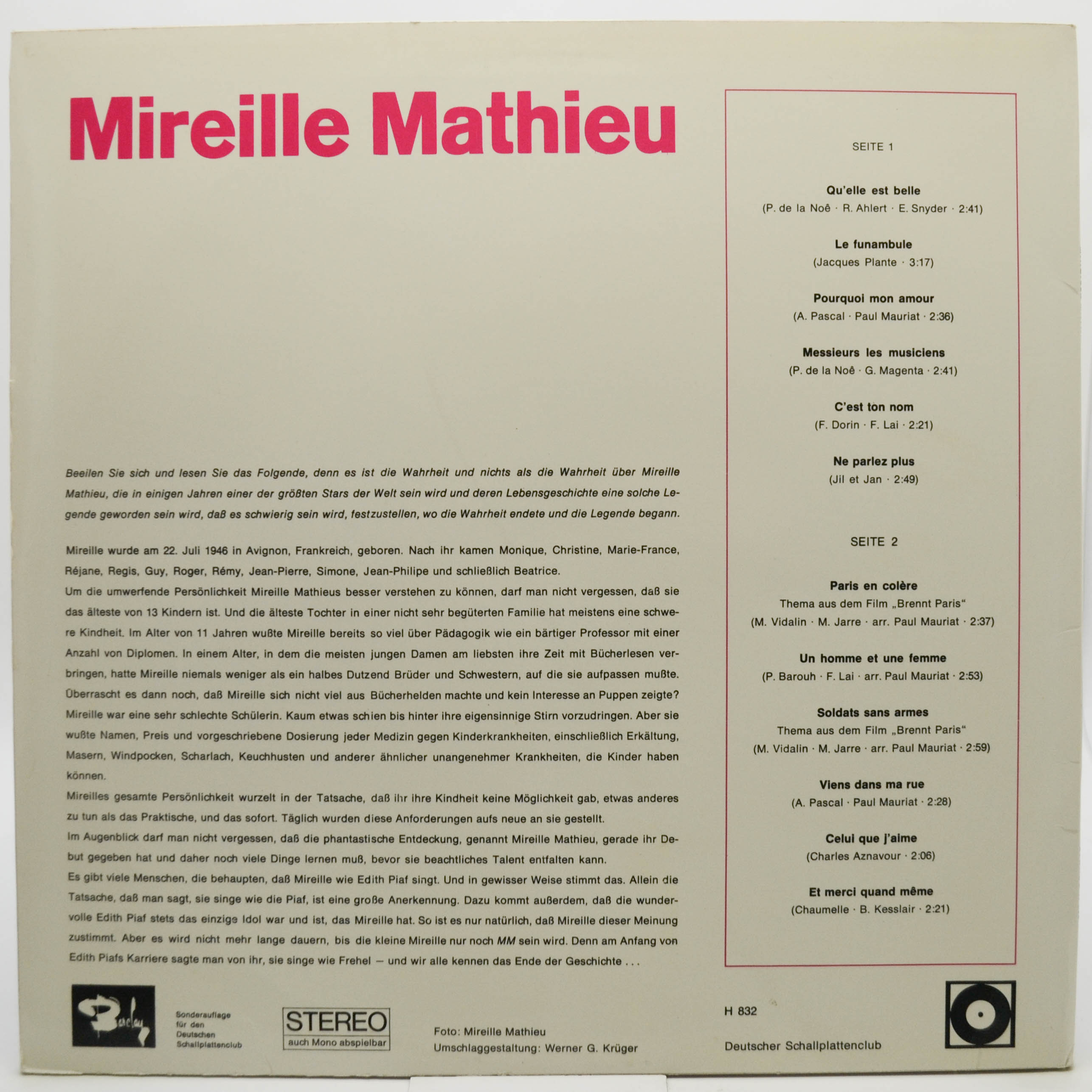 Mireille Mathieu — Mireille Mathieu, 1966