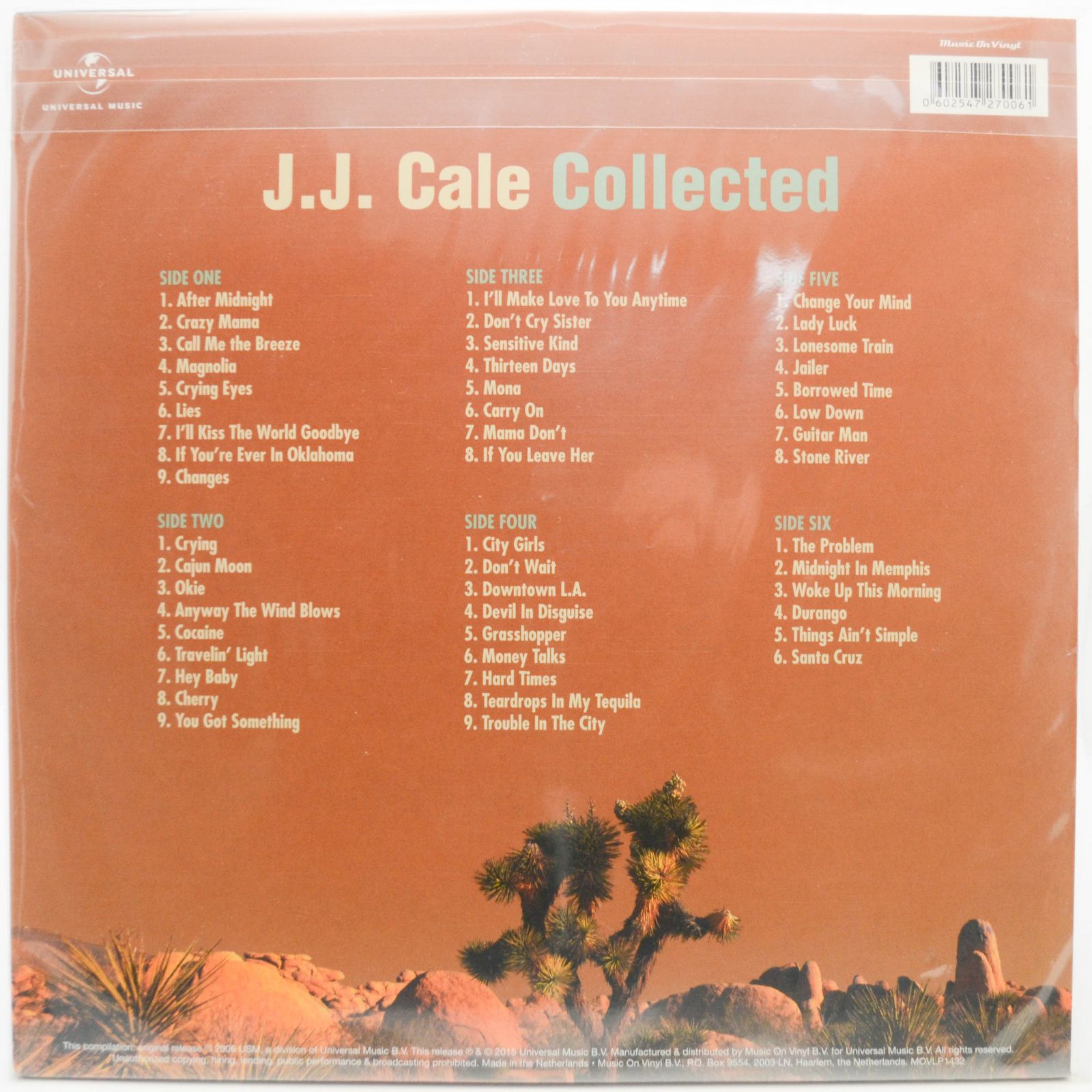 J.J. Cale — Collected (3LP), 2006